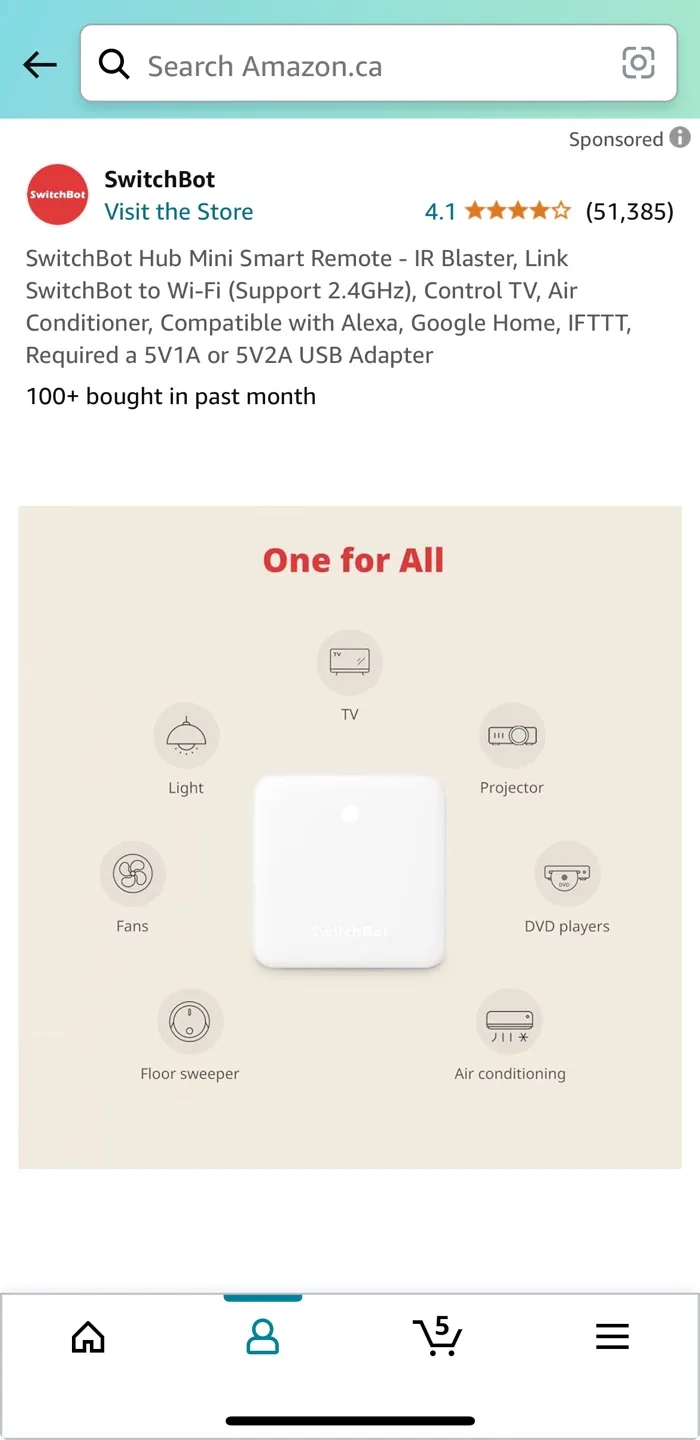 SwitchBot Hub Mini all in one smart device controller image indicator(6)