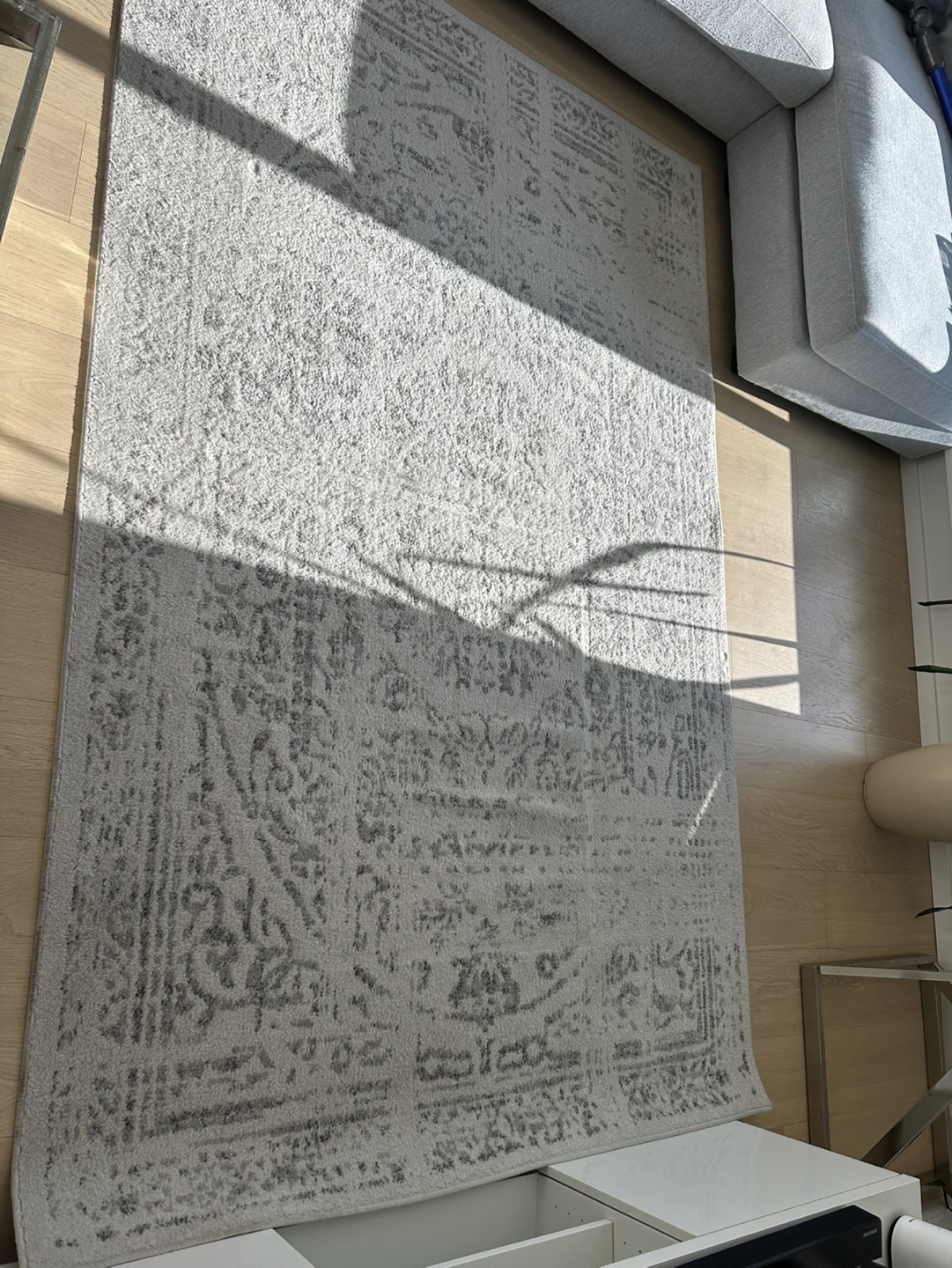 Wayfair Grey Area Rug 5' x 8' - photo 2