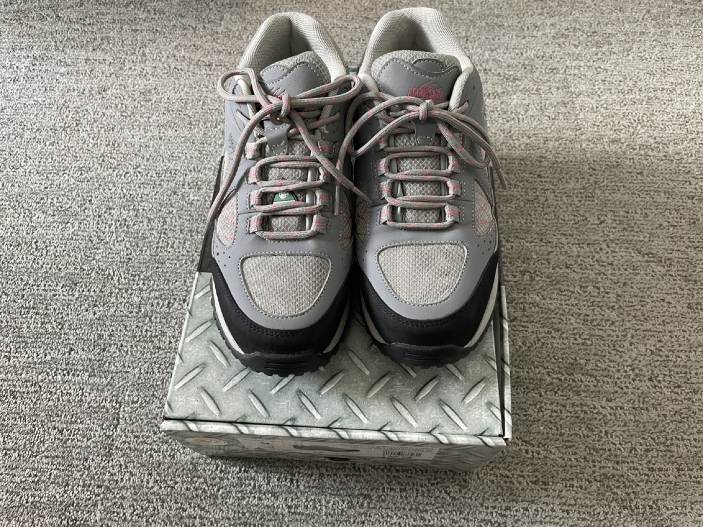 Women's Aggressor Steel Toe Hiking Shoes - Grey - photo 3