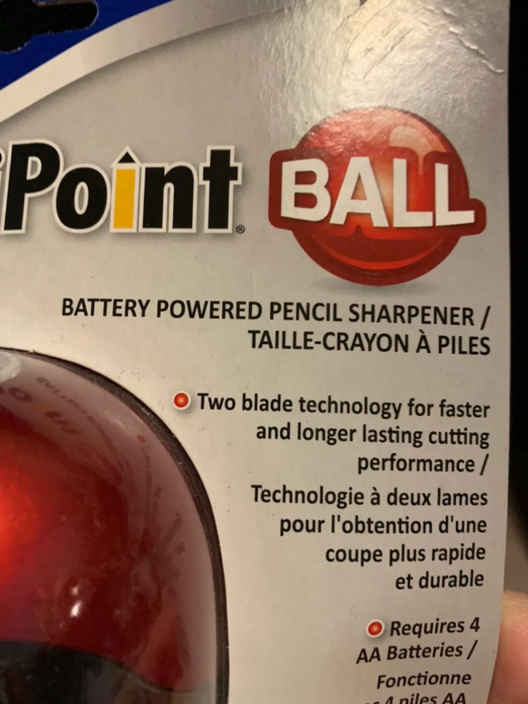 Westcott Battery Powered Pencil Sharpener- NEW image indicator(2)