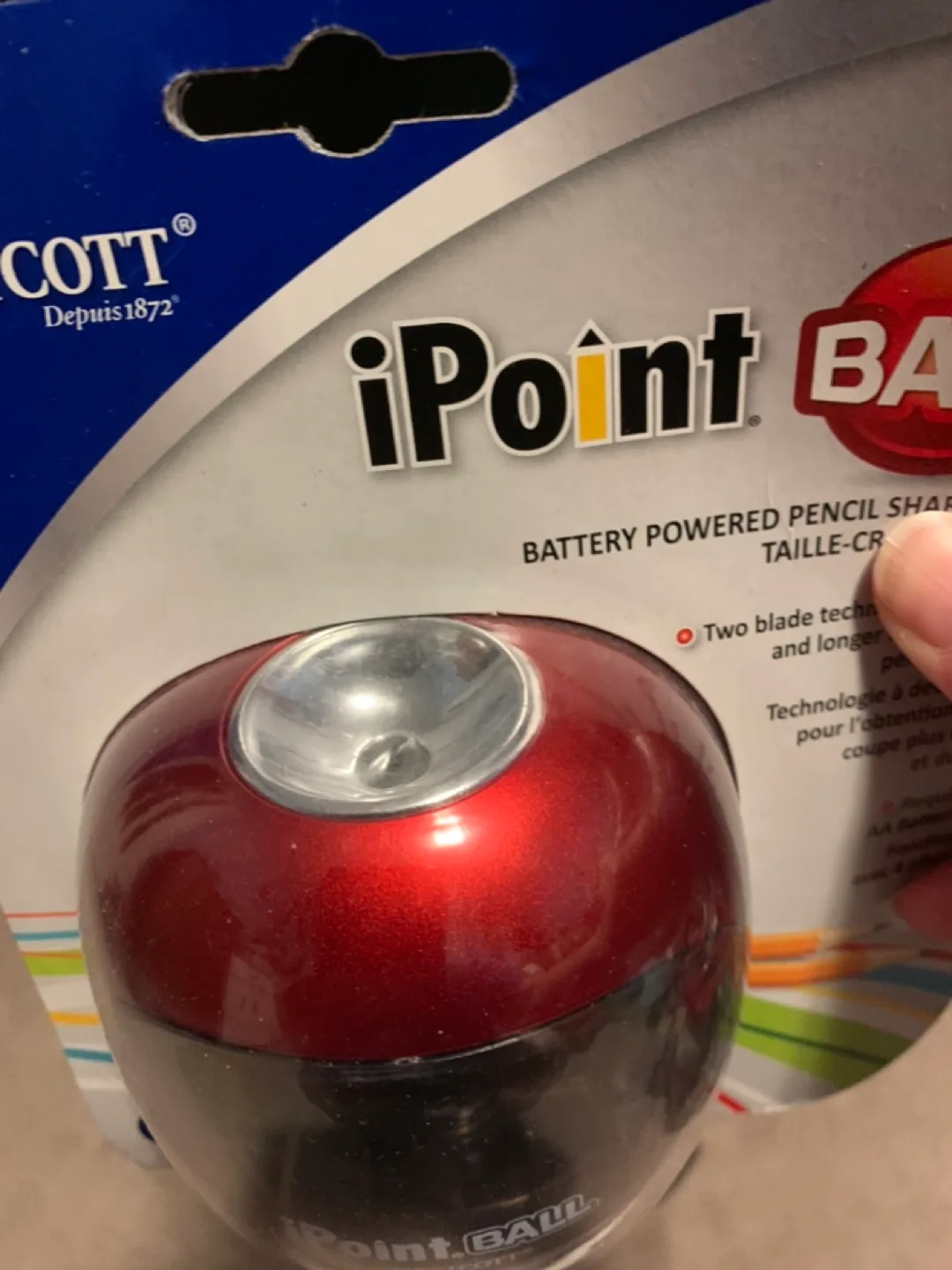 Westcott Battery Powered Pencil Sharpener- NEW image indicator(3)