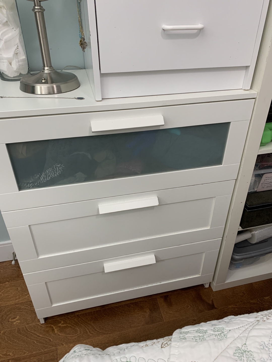 White IKEA Dresser