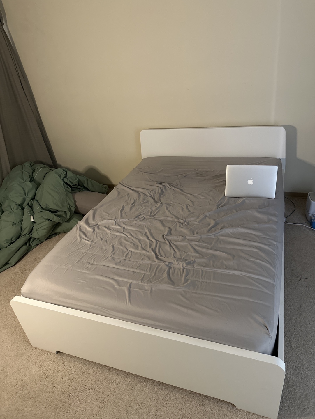 IKEA Bed Frame, White, Double