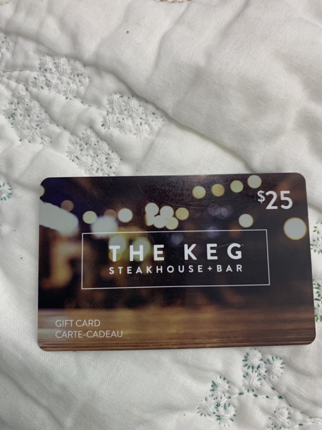 The Keg Gift Card - $25