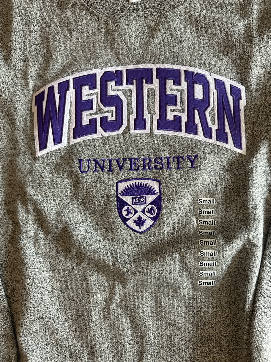Western University Grey Sweatshirt - photo 2