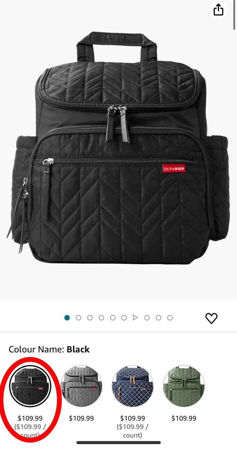 Skip Hop Diaper Bag Backpack image indicator(5)