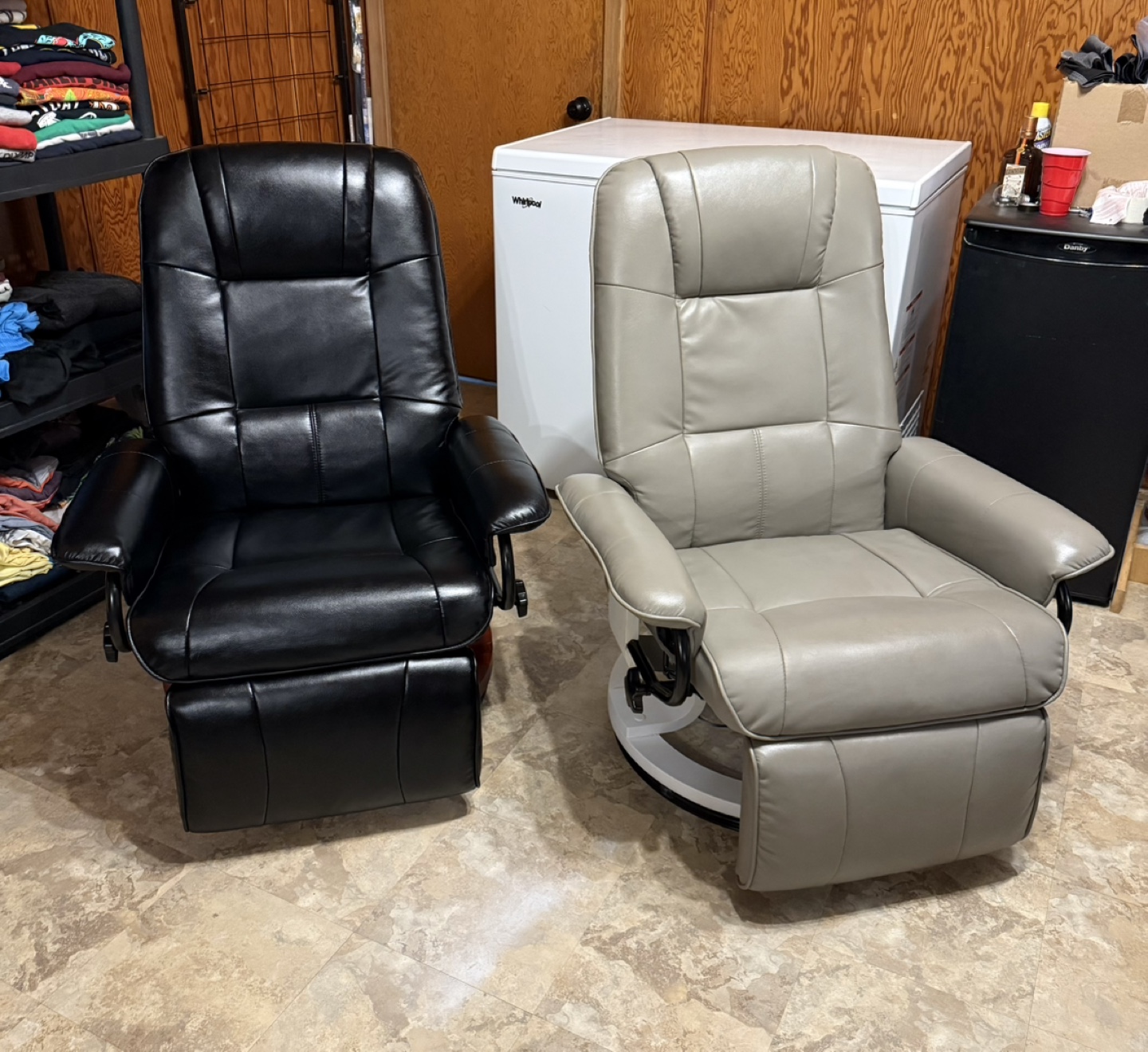 Twin Swivel Recliner Chairs