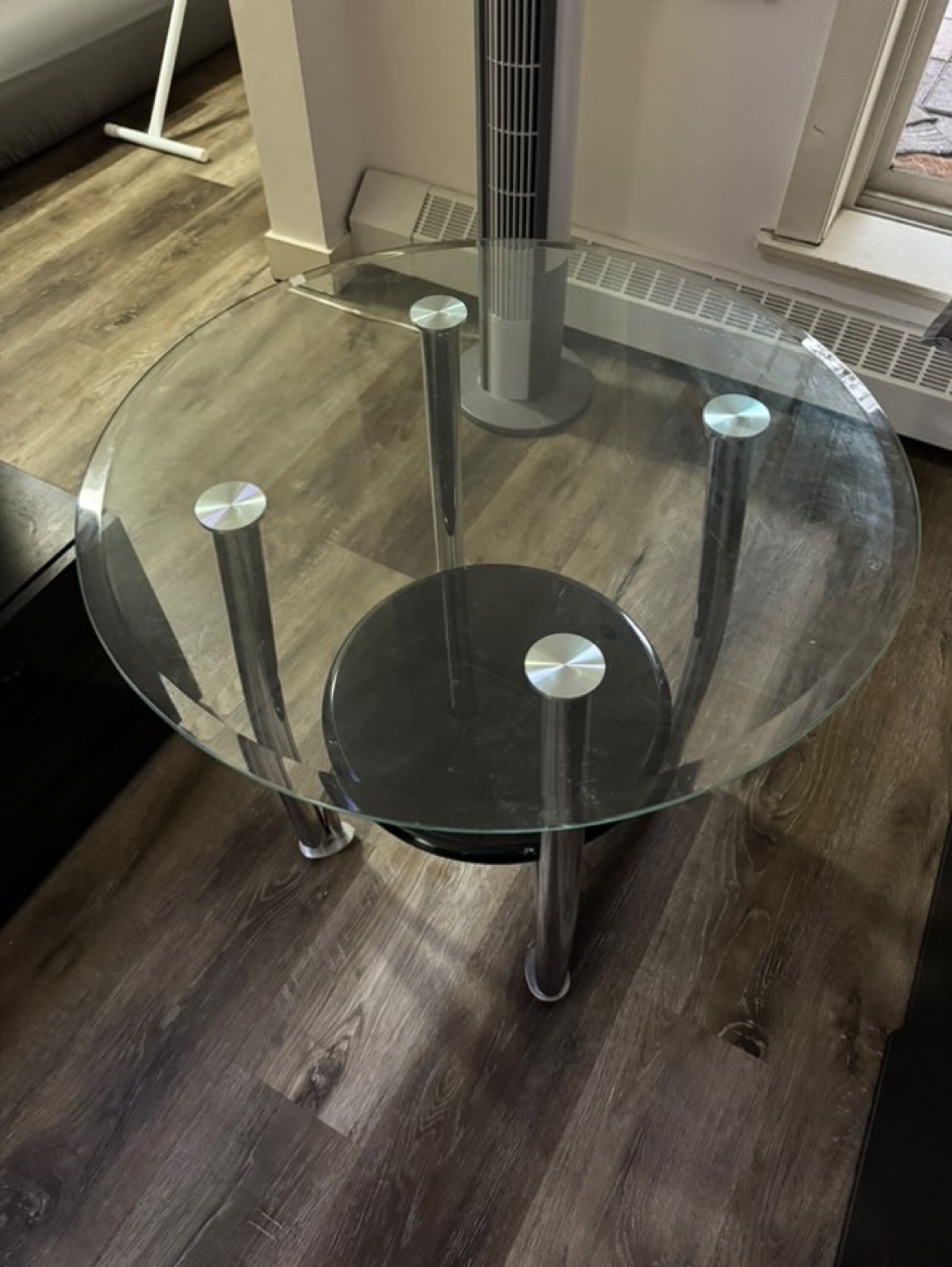 Glass Coffee Table and matching side tables - photo 2