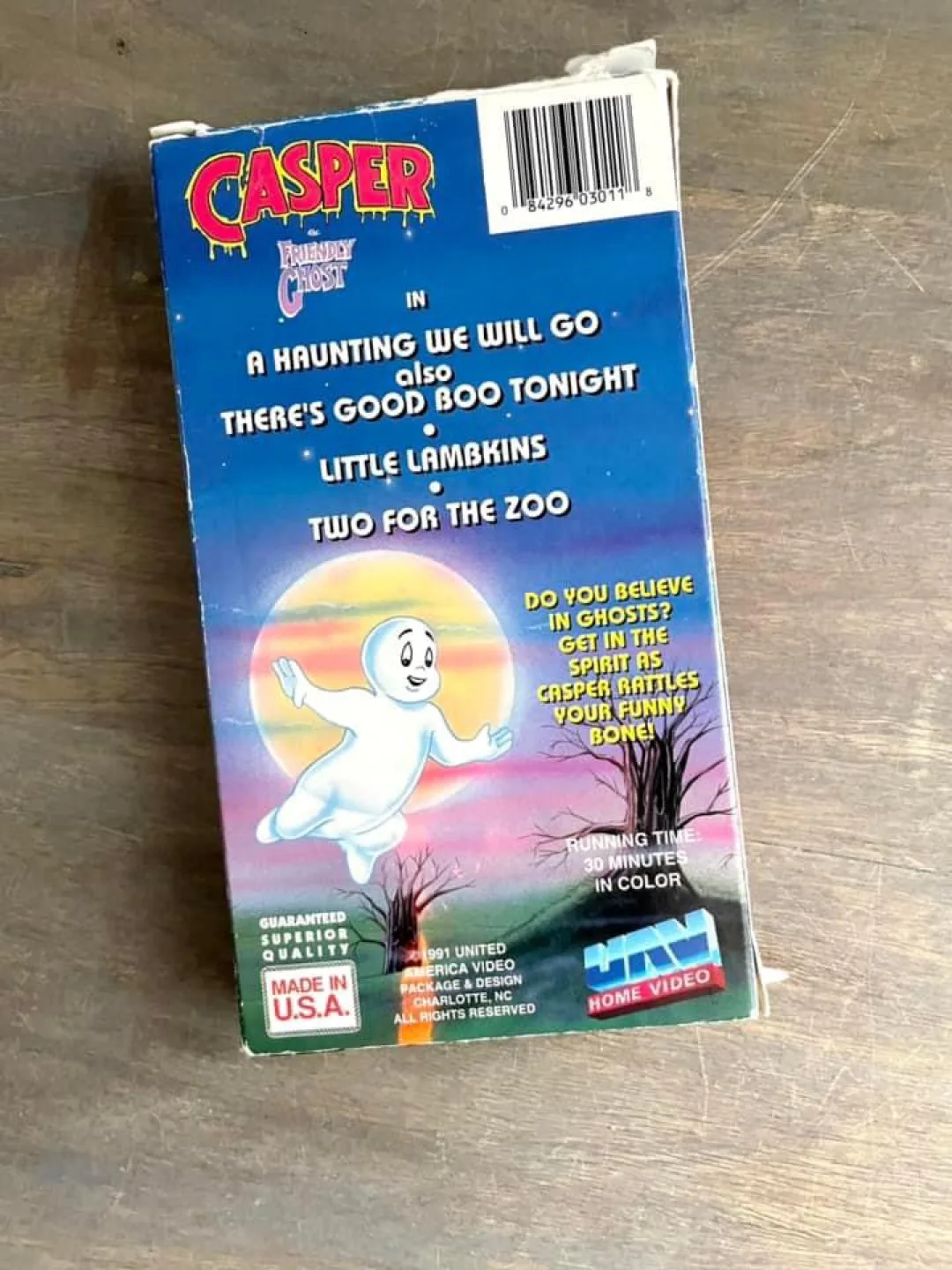 VINTAGE - 1990s Casper The Friendly Ghost VHS TAPE image indicator(4)