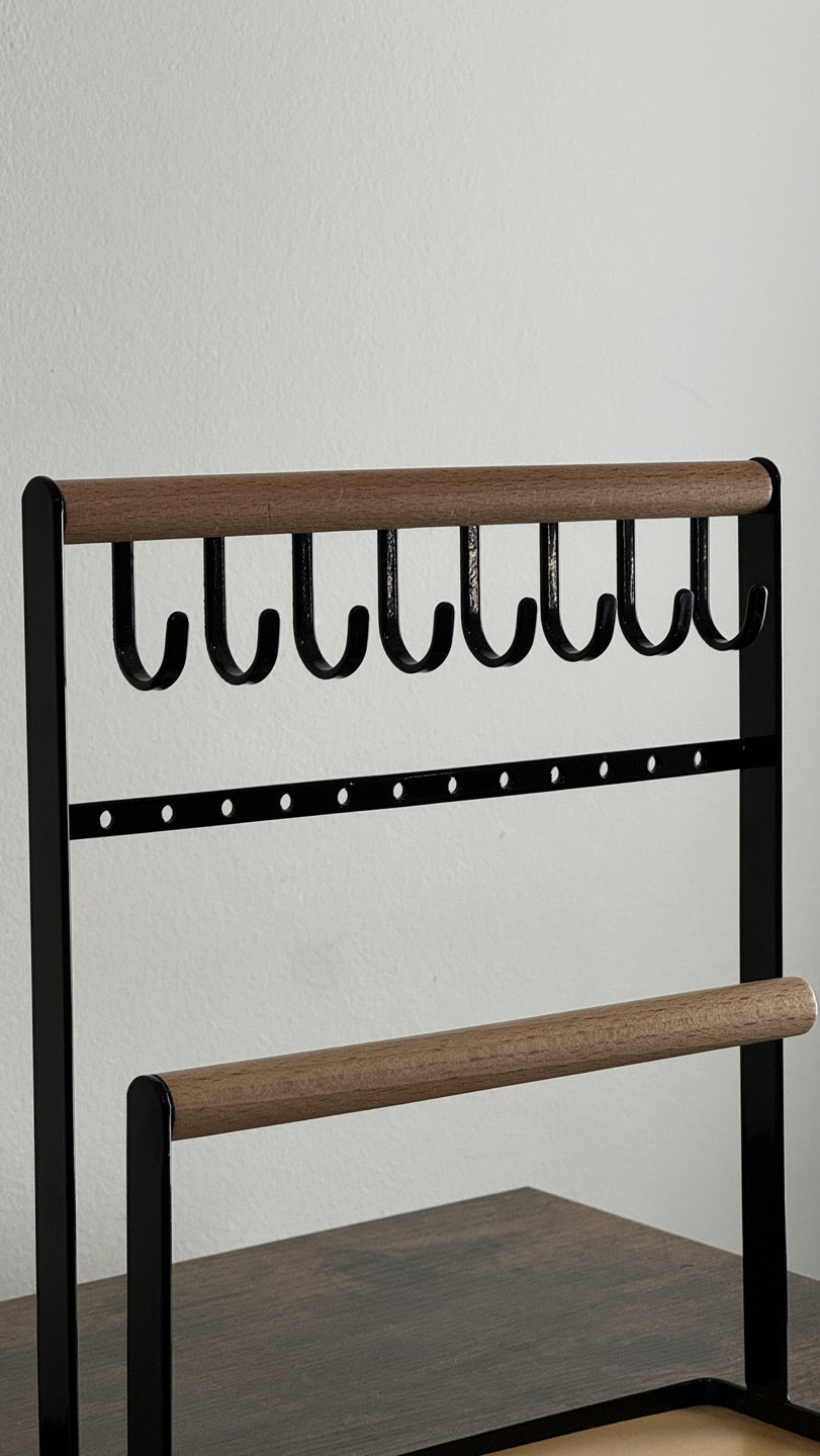 Jewelry Stand with Wooden Accents - photo 4
