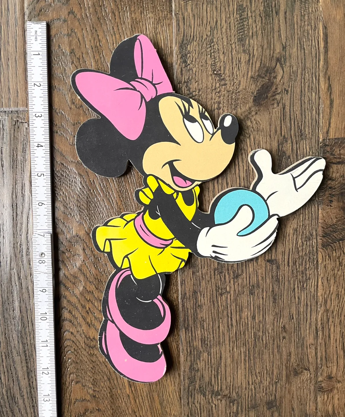 VINTAGE Walt Disney Co Nursey Minnie, Pluto & Mickey Wall Decor image indicator(2)