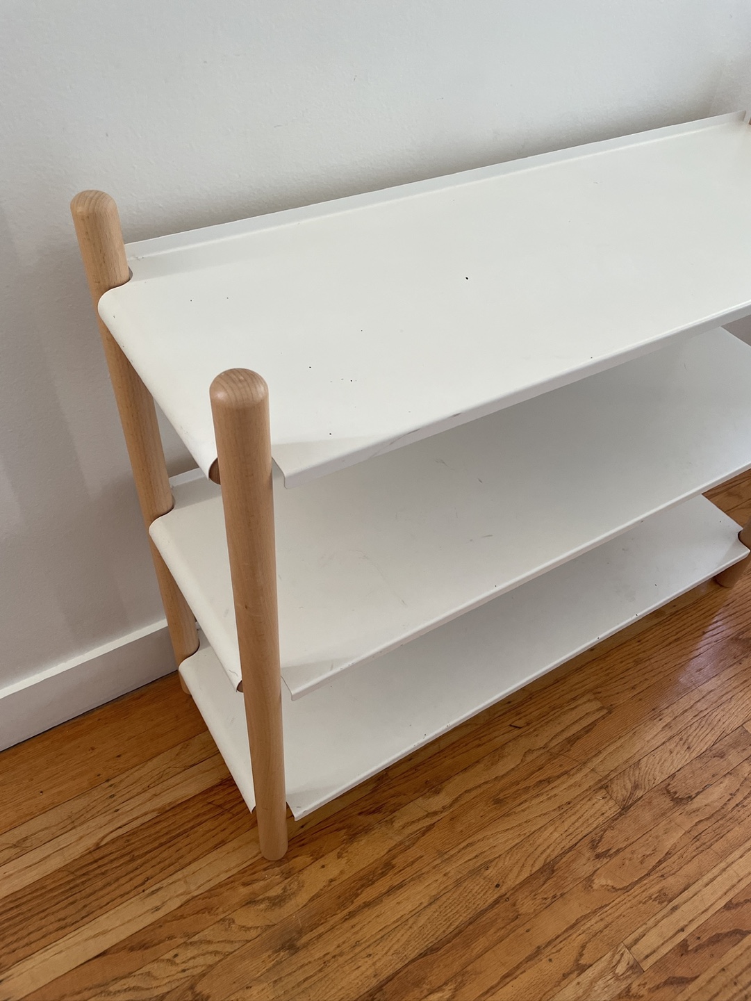White 3-Shelf Shoe Rack / Bookcase - photo 4