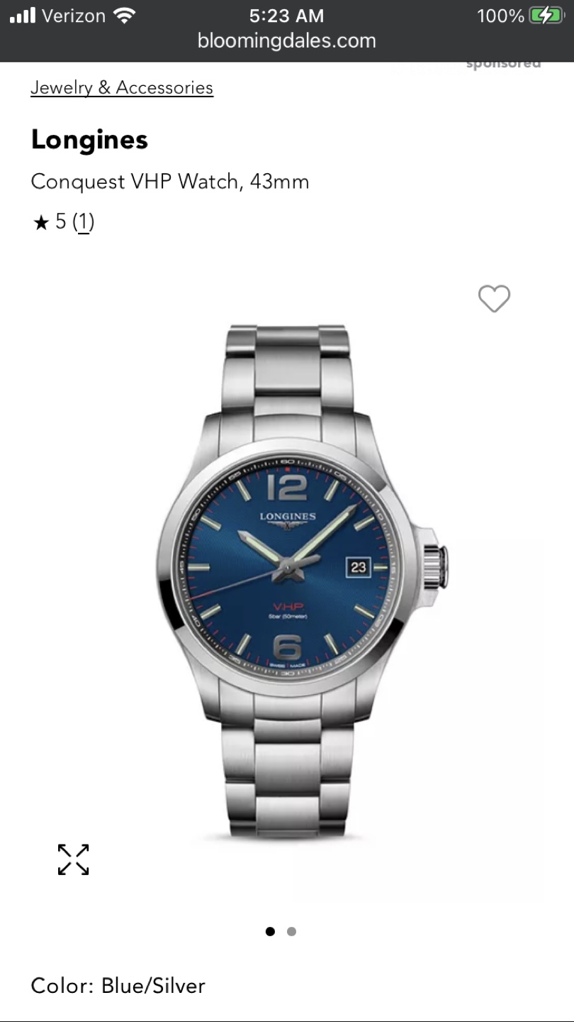 Longines Conquest VHP Watch 43mm