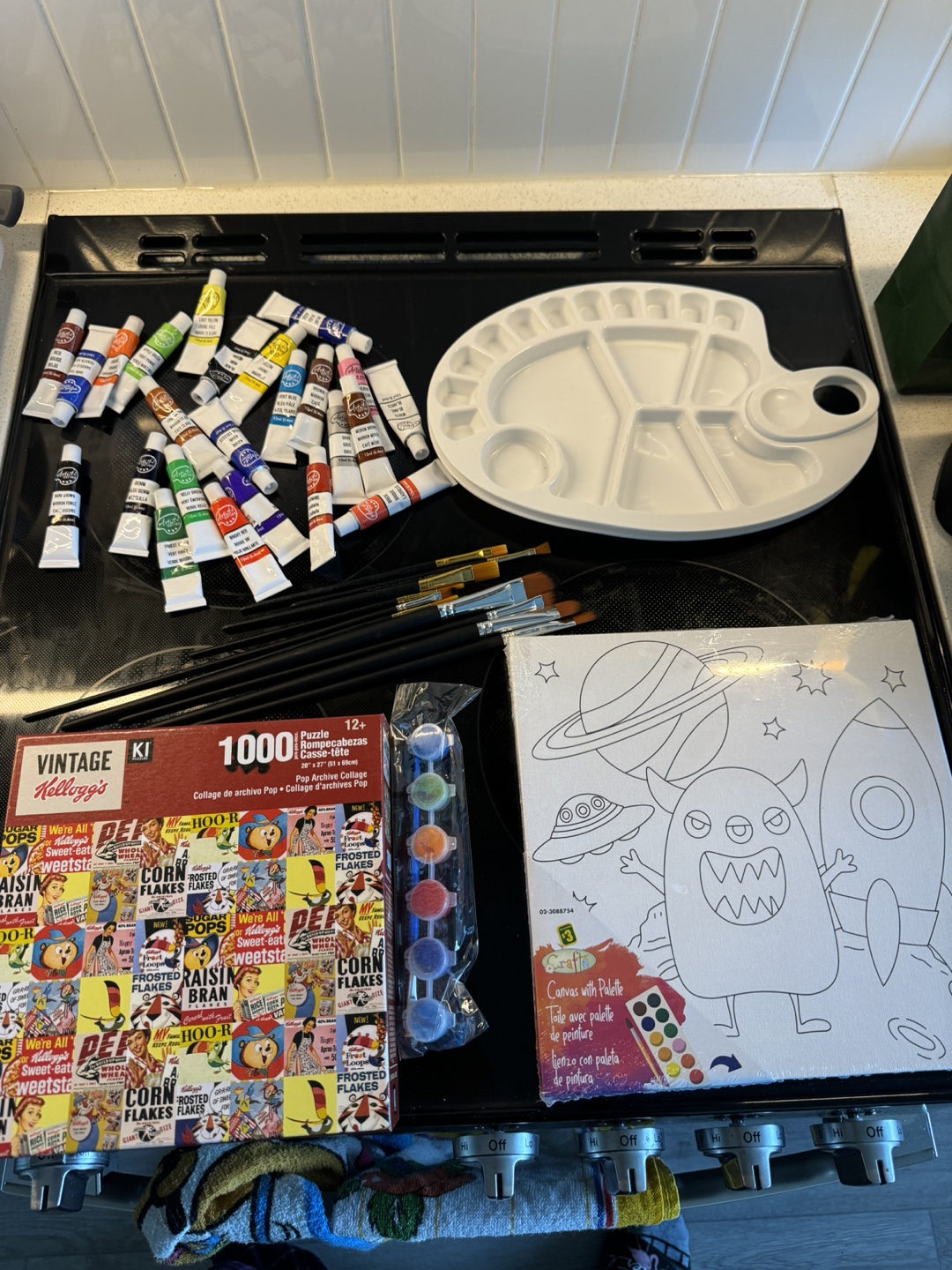 Paint Kit Space Monster & Puzzle