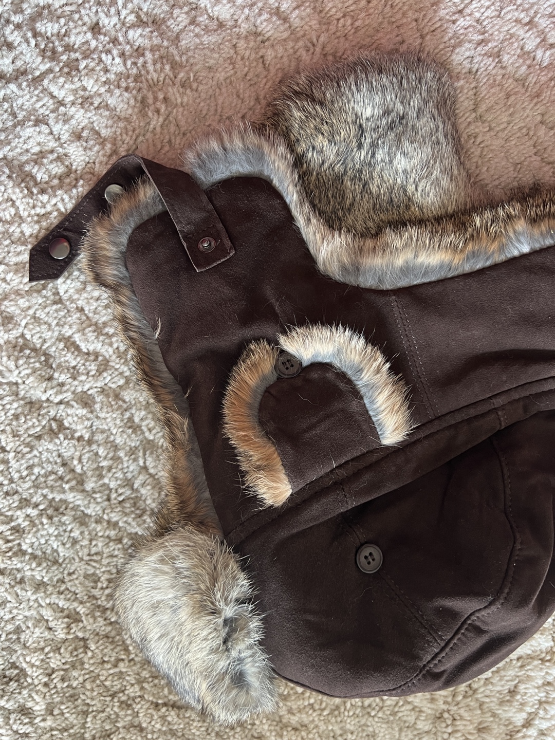 Brown Faux Fur Trapper Hat - photo 4
