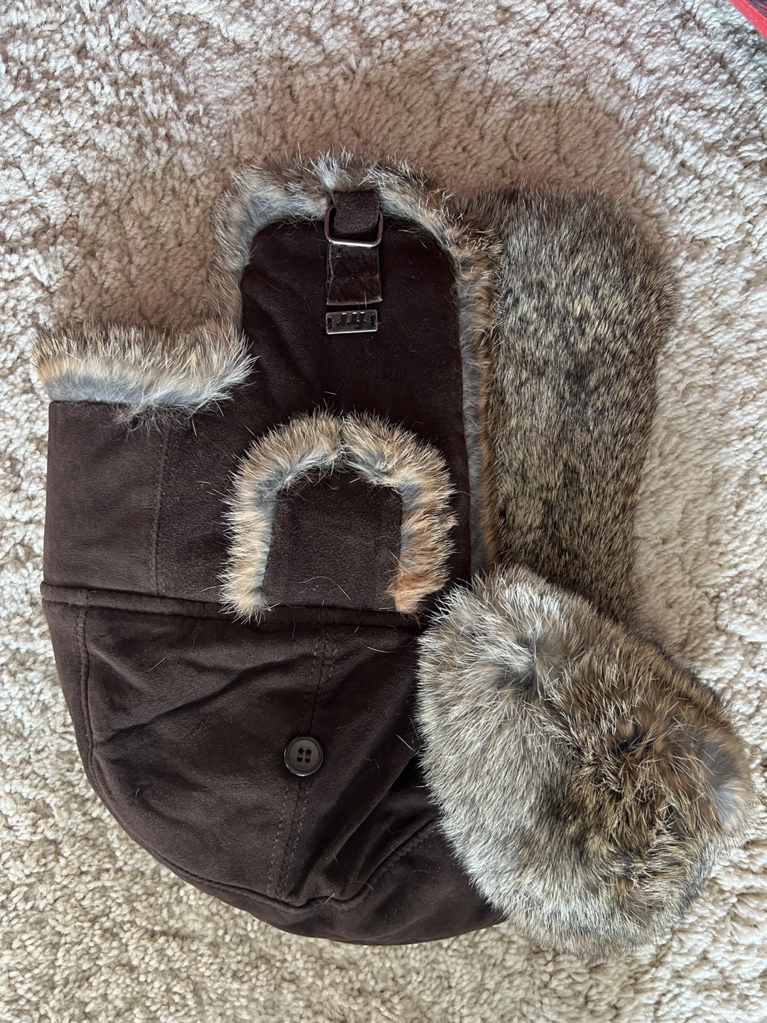Brown Faux Fur Trapper Hat - photo 2