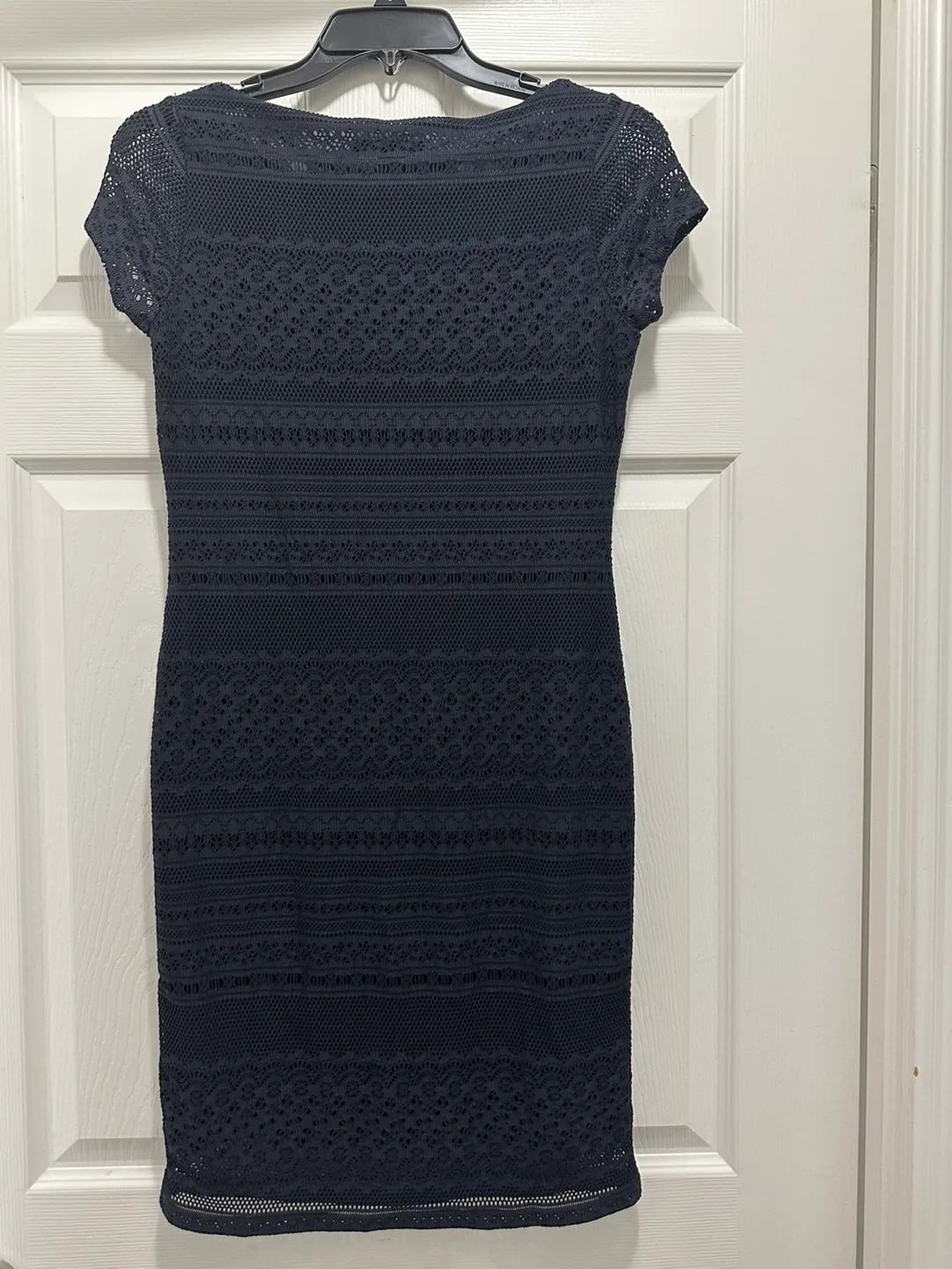 Banana Republic Navy Blue Lace Dress image indicator(5)