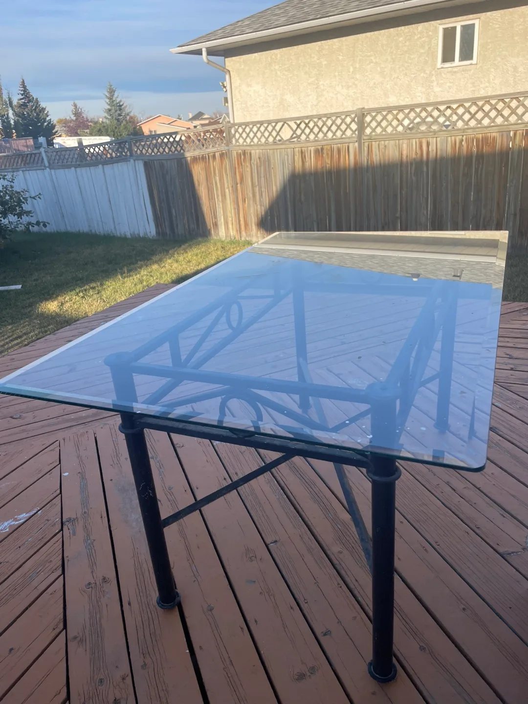 Glass Top Outfoor/Indoor Table thumbnail