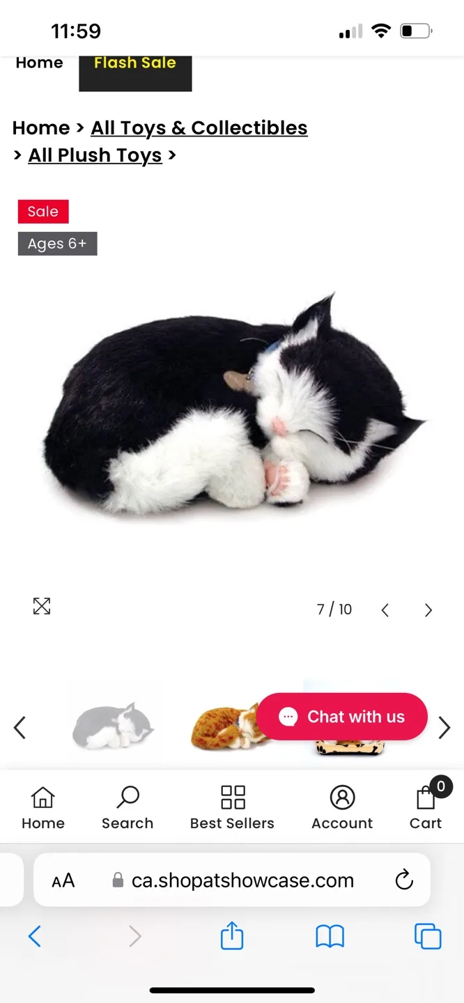 Sweet Petzz Plush Cat Toy image indicator(4)