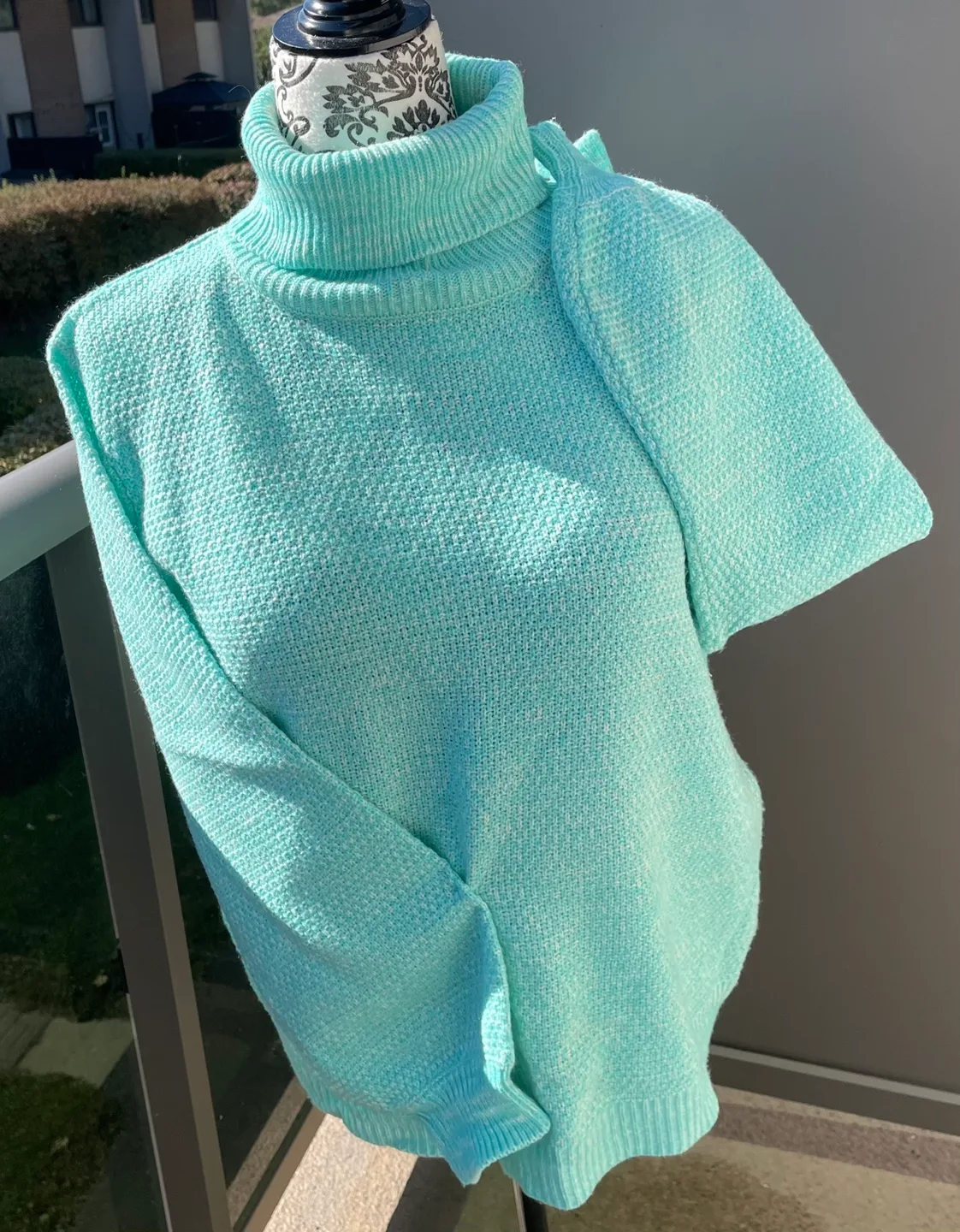 🥕Mint Green Turtleneck Sweater🥕 image indicator(2)
