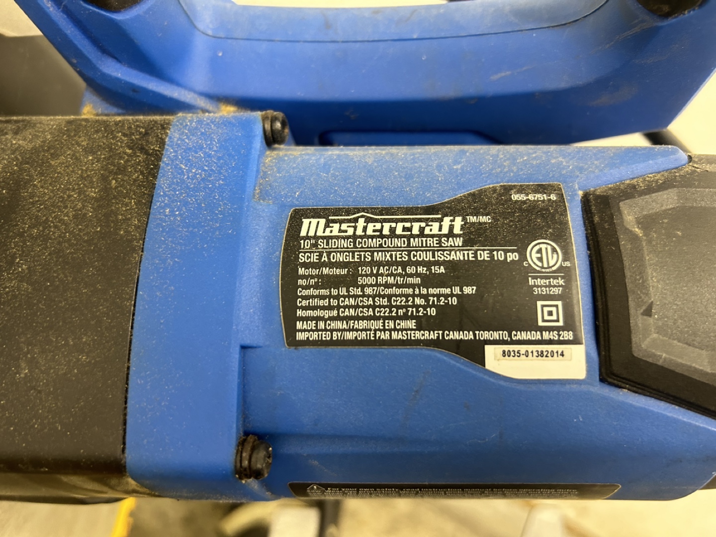 Mastercraft 10-Inch Sliding Compound Miter Saw - photo 5