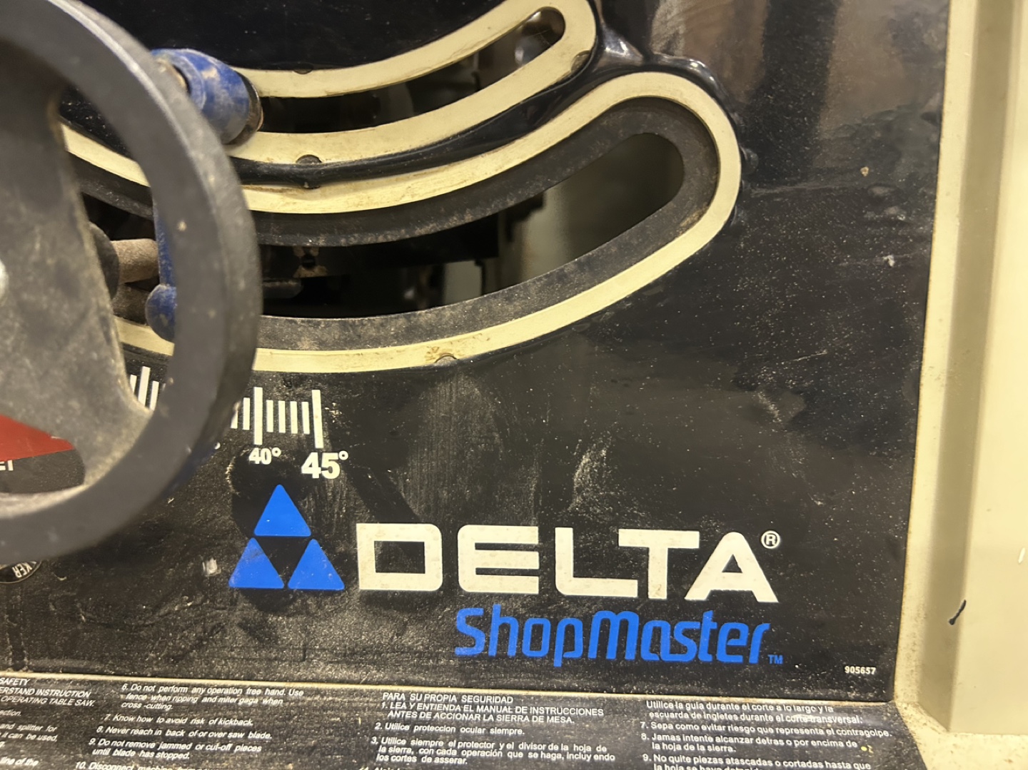 Delta Shopmaster Table Saw - photo 2