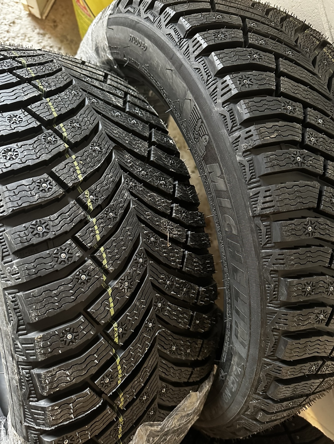 Michelin X-Ice North 4 studded Winter Tires 245/45R19 BRAND NEW - photo 2