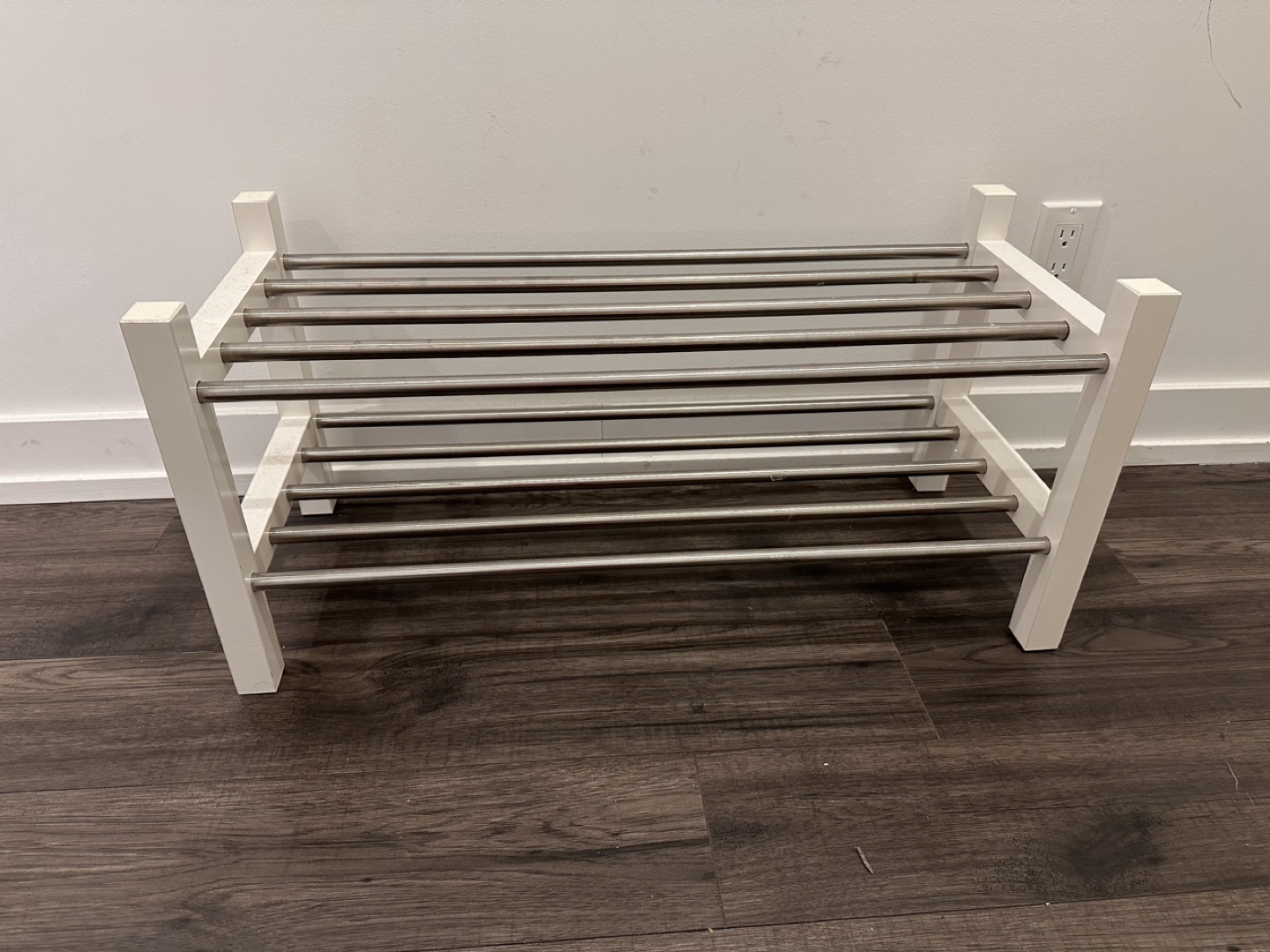IKEA TJUSIG Shoe Rack White