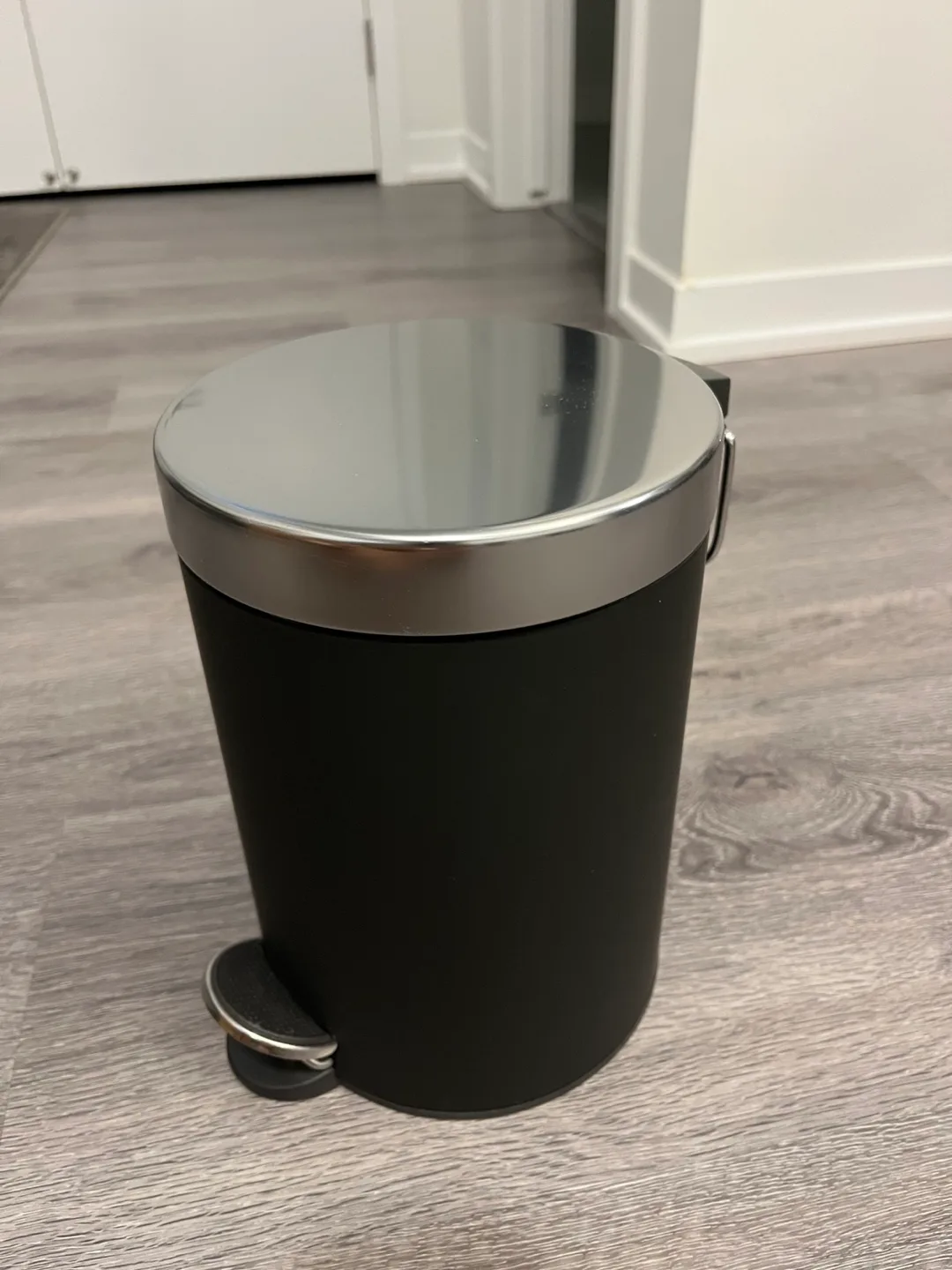 Ikea Black Step Trash Can thumbnail