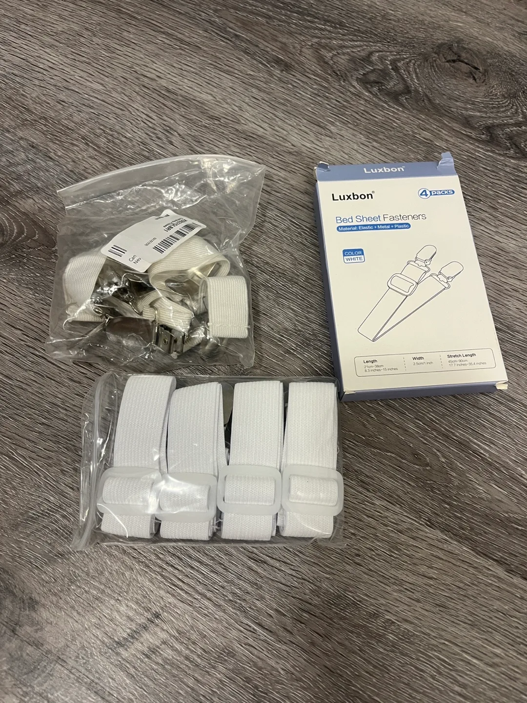 Bed Sheet Fasteners White thumbnail