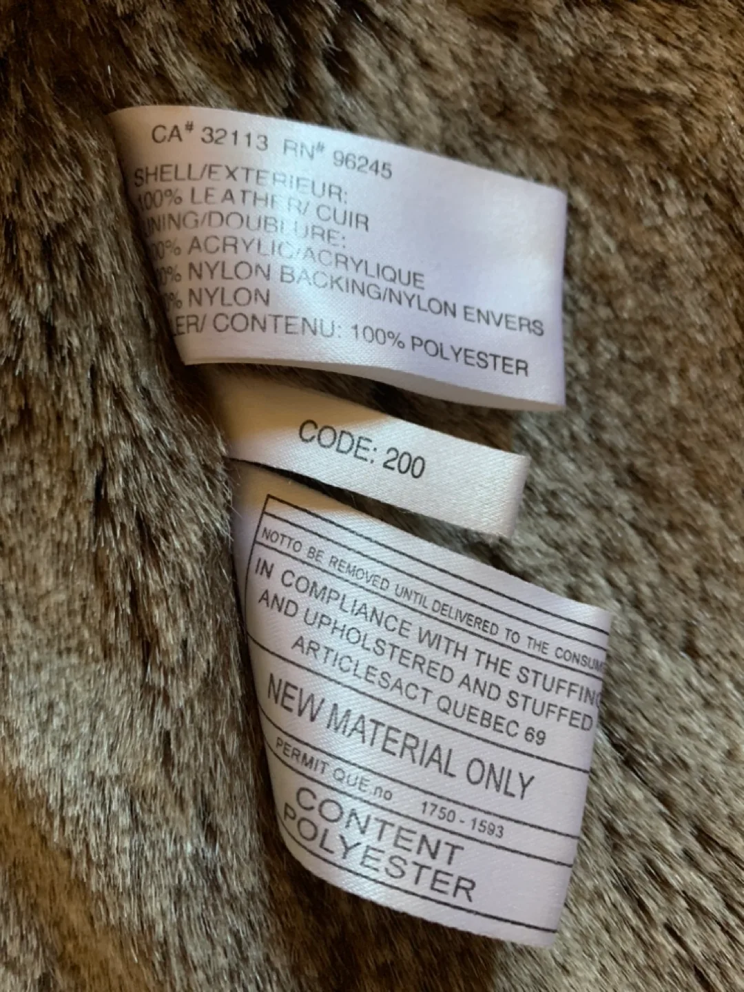 EMC Suede Leather Jacket with Faux Fur Collar image indicator(5)