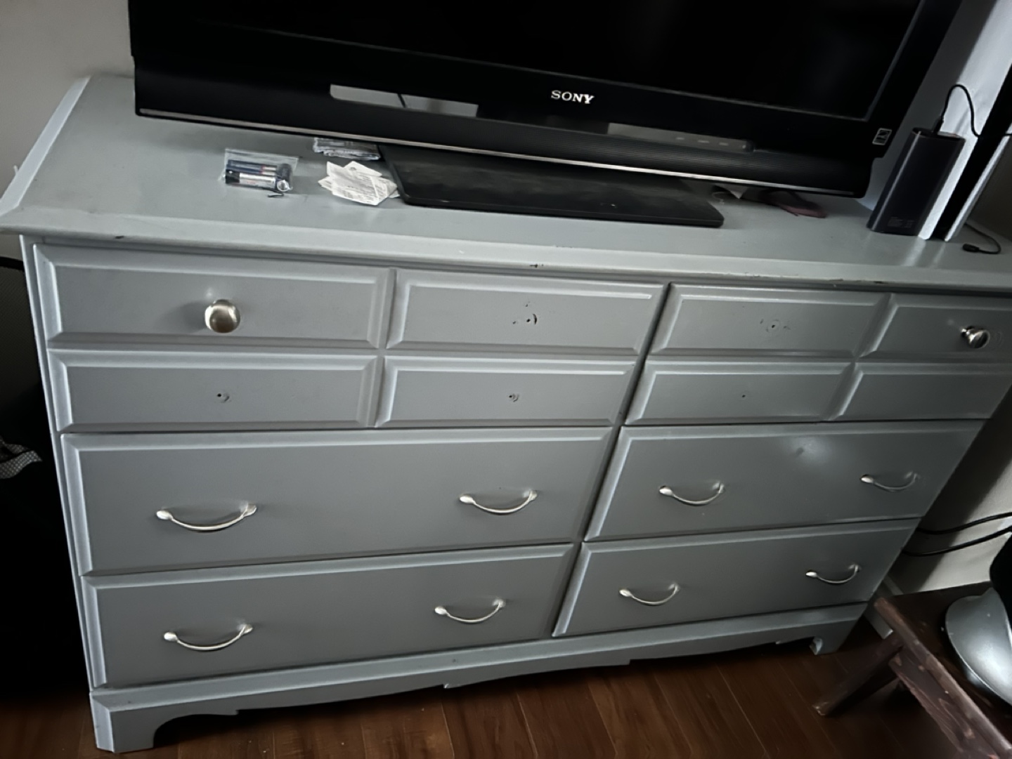 Grey 6 Drawer Dresser - photo 2