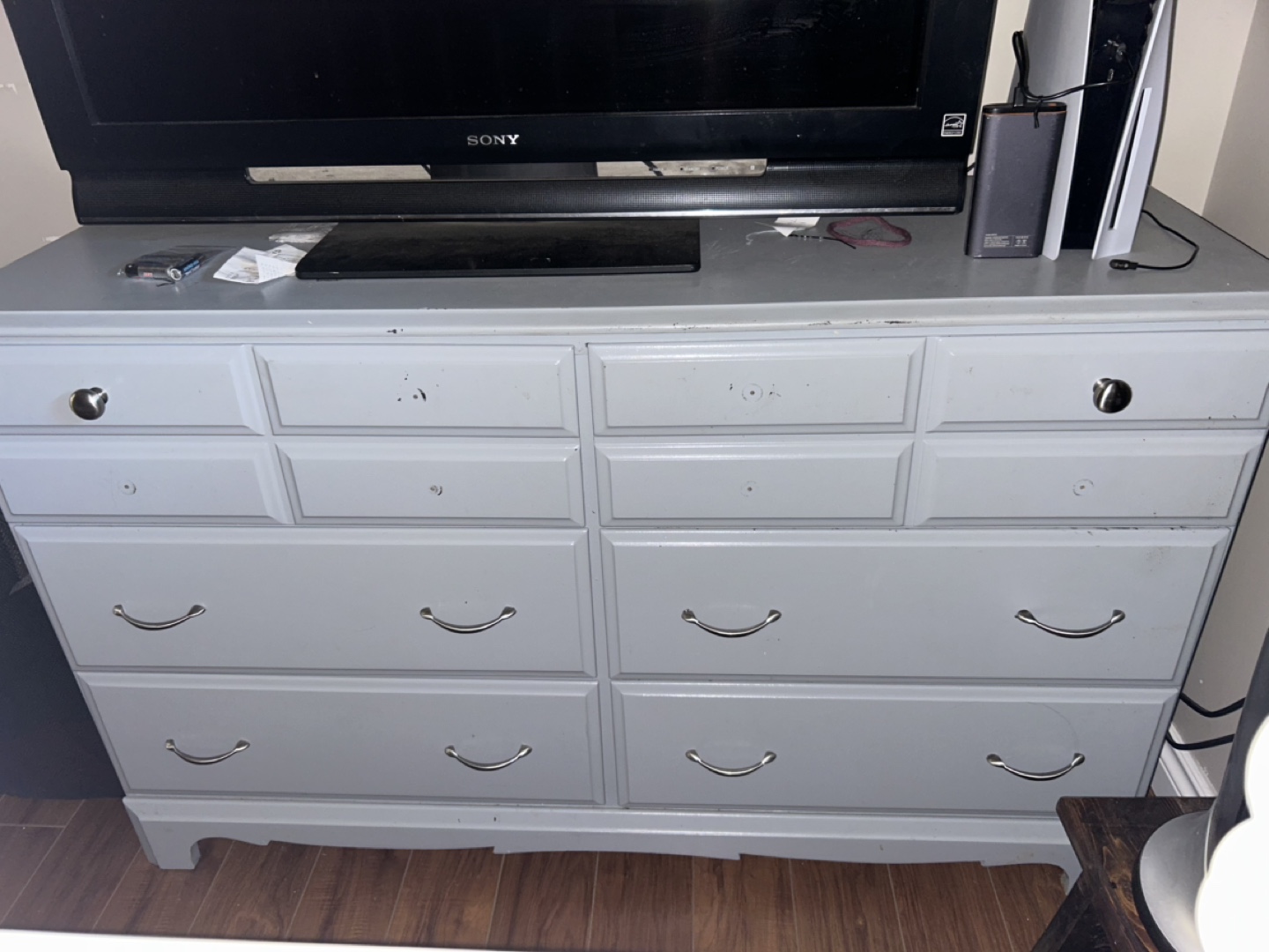 Grey 6 Drawer Dresser