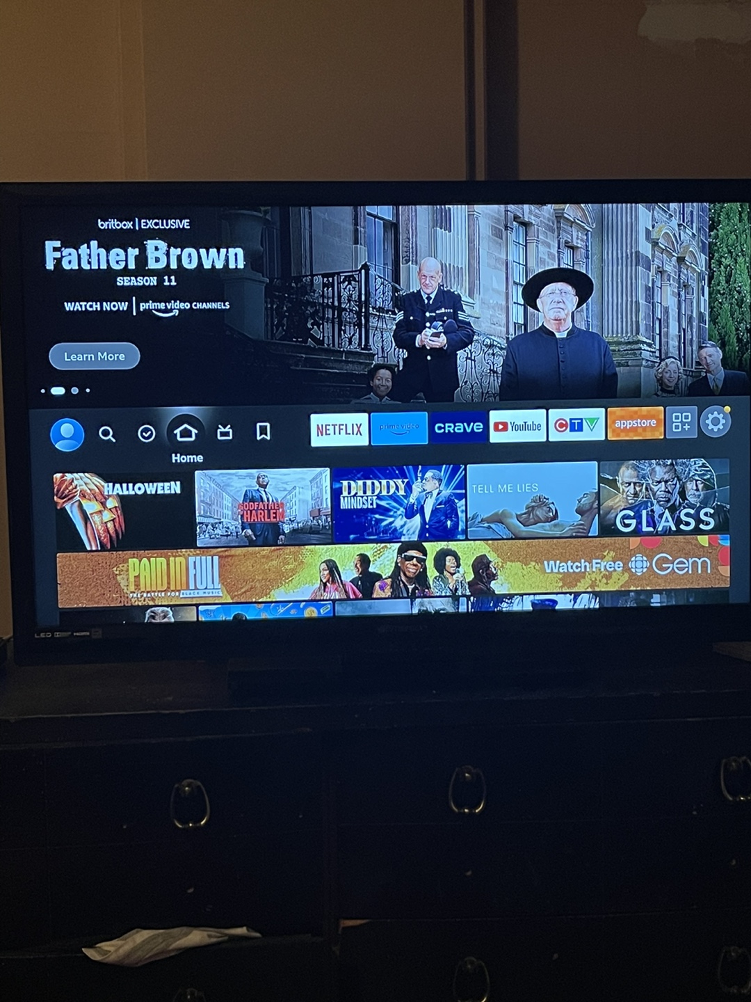 39in Tv plus fire stick