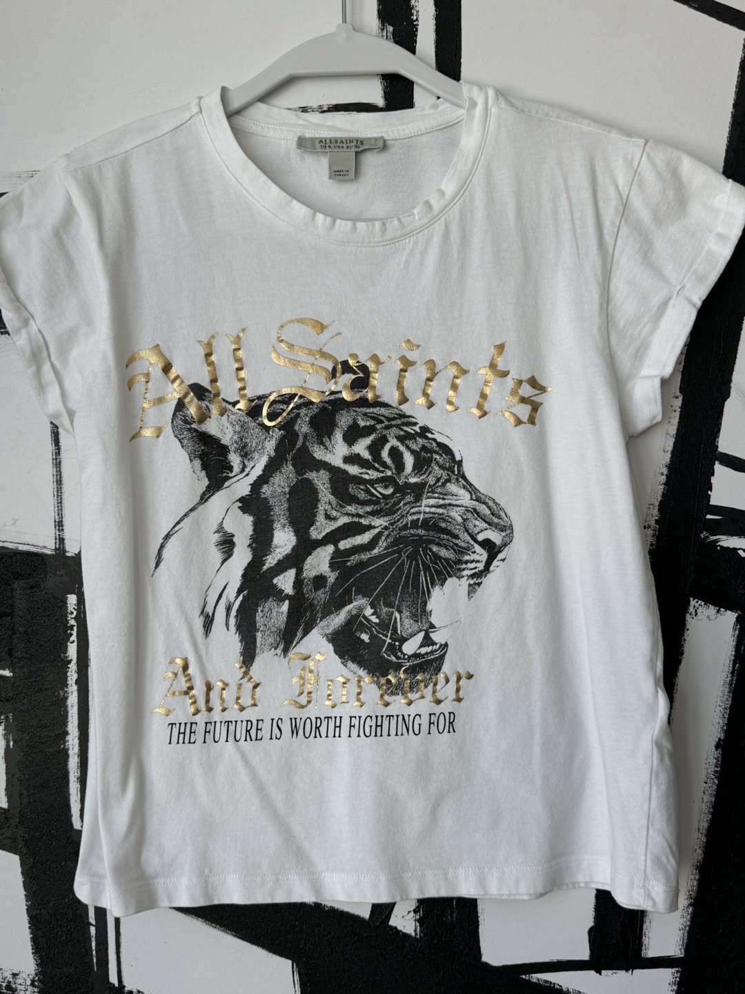 AllSaints White Tiger T-Shirt - photo 2