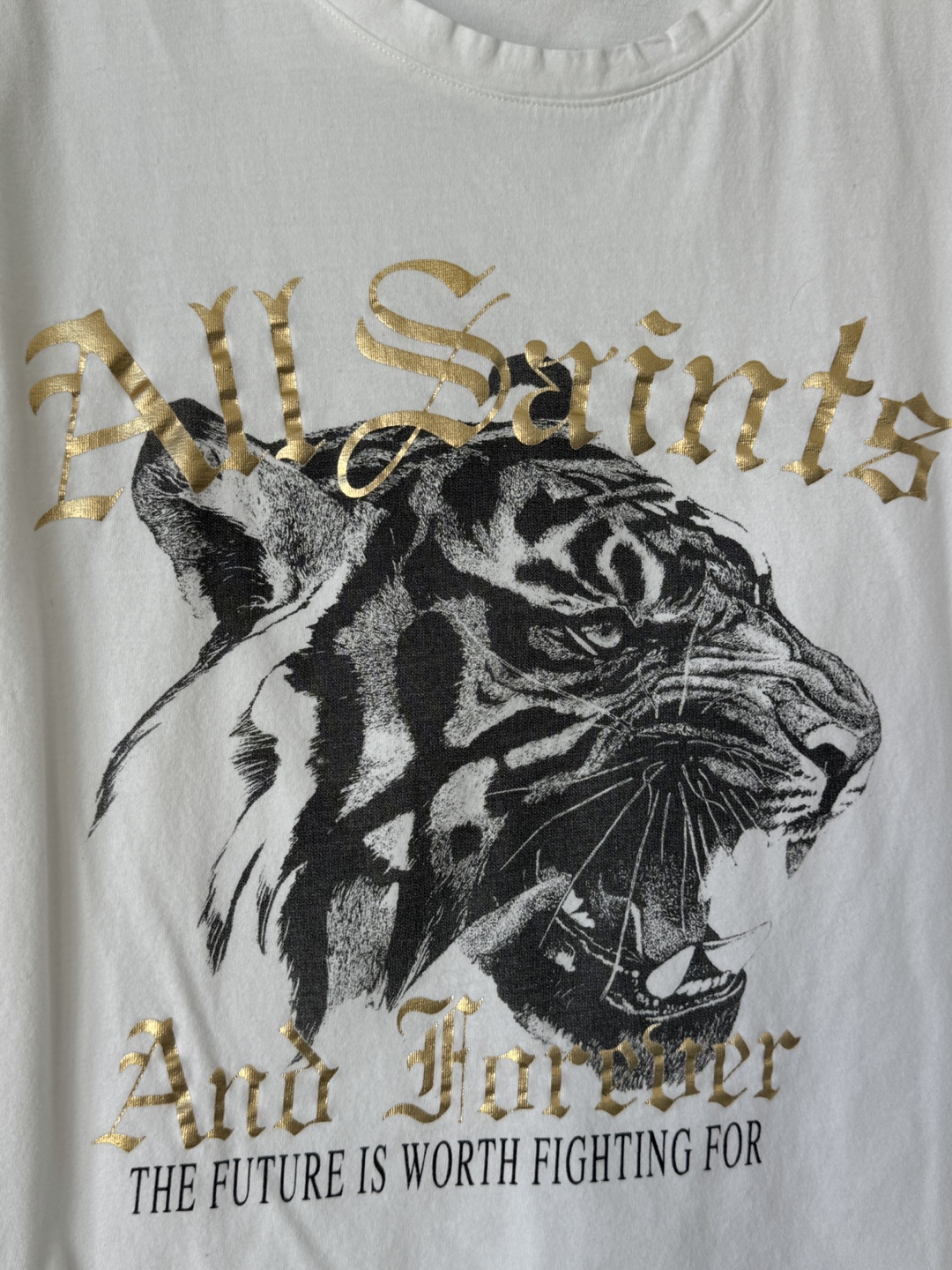 AllSaints White Tiger T-Shirt - photo 3
