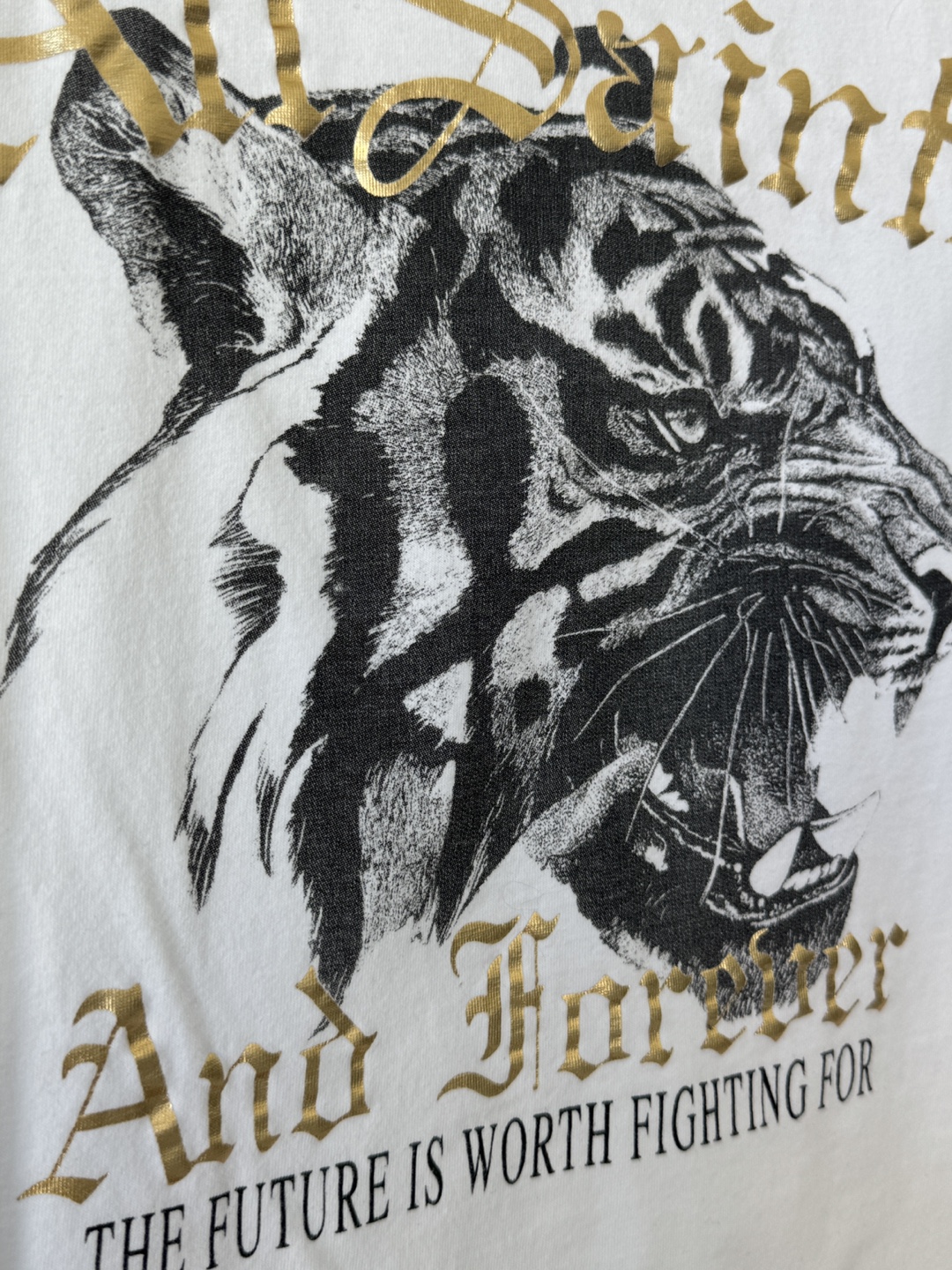 AllSaints White Tiger T-Shirt - photo 4
