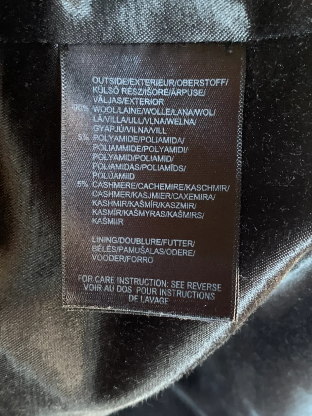 MEXX Black Wool  Winter Coat image indicator(6)
