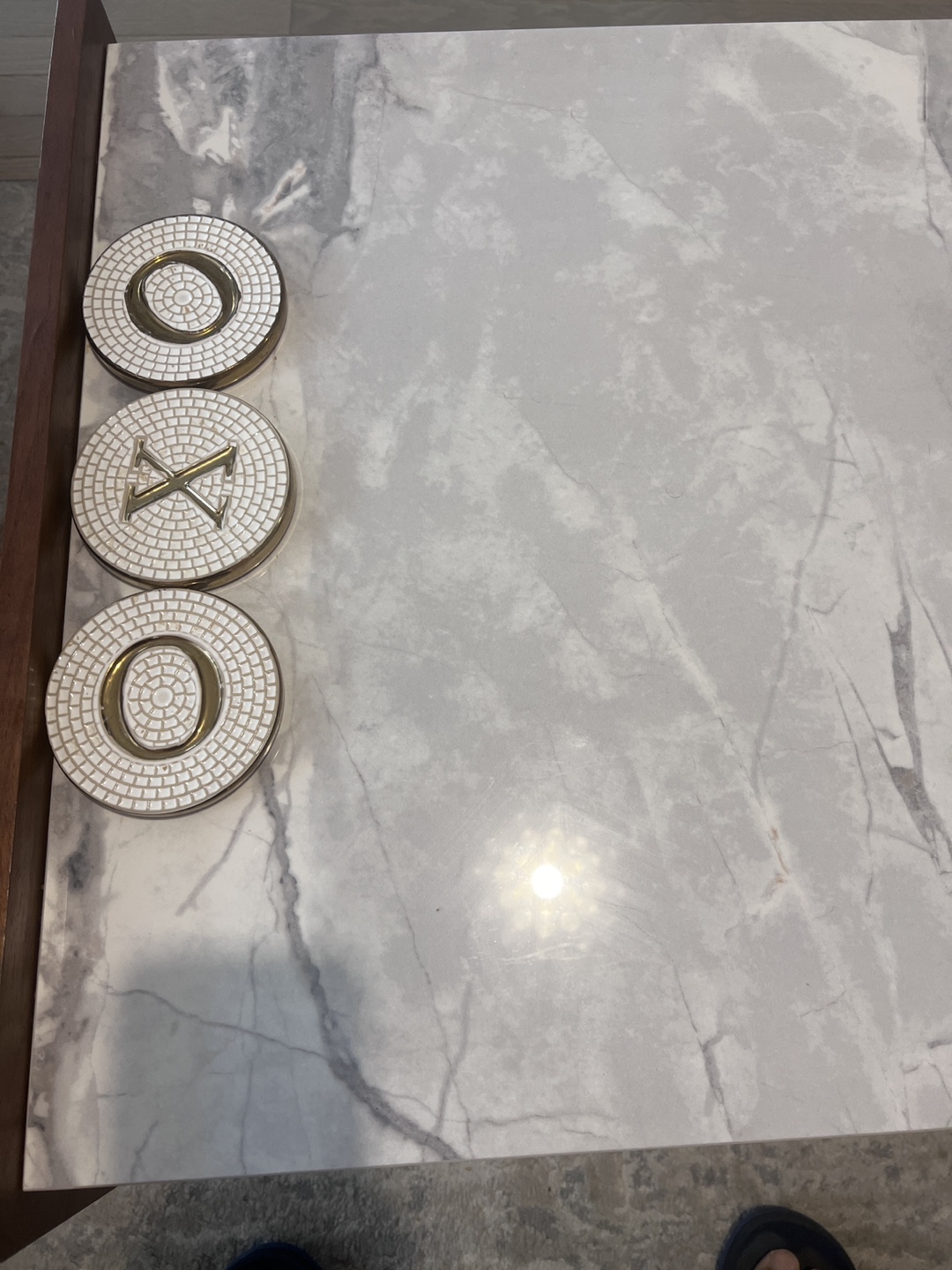 Modern Marble Top Coffee Table