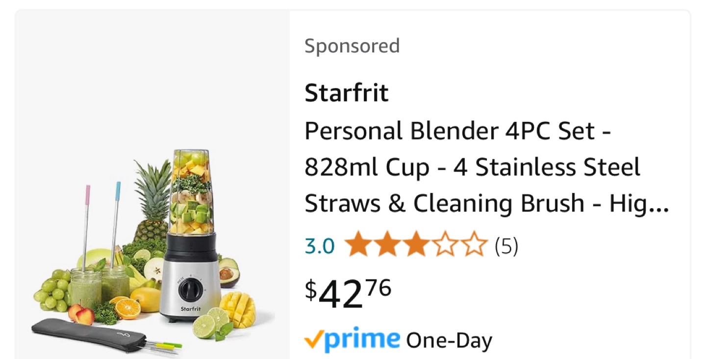 Starfrit Personal Blender - photo 3