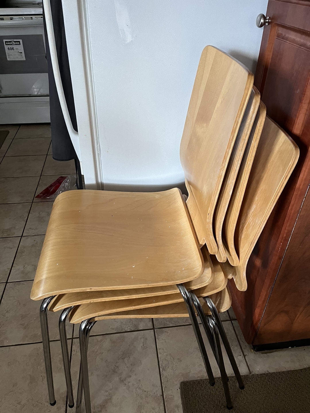 Set of 4 Dining Chairs - photo 2