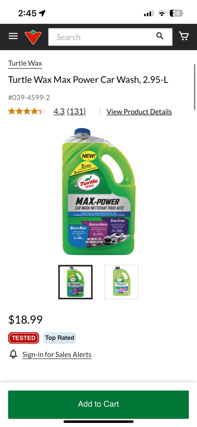 Turtle Wax Max Power Car Wash