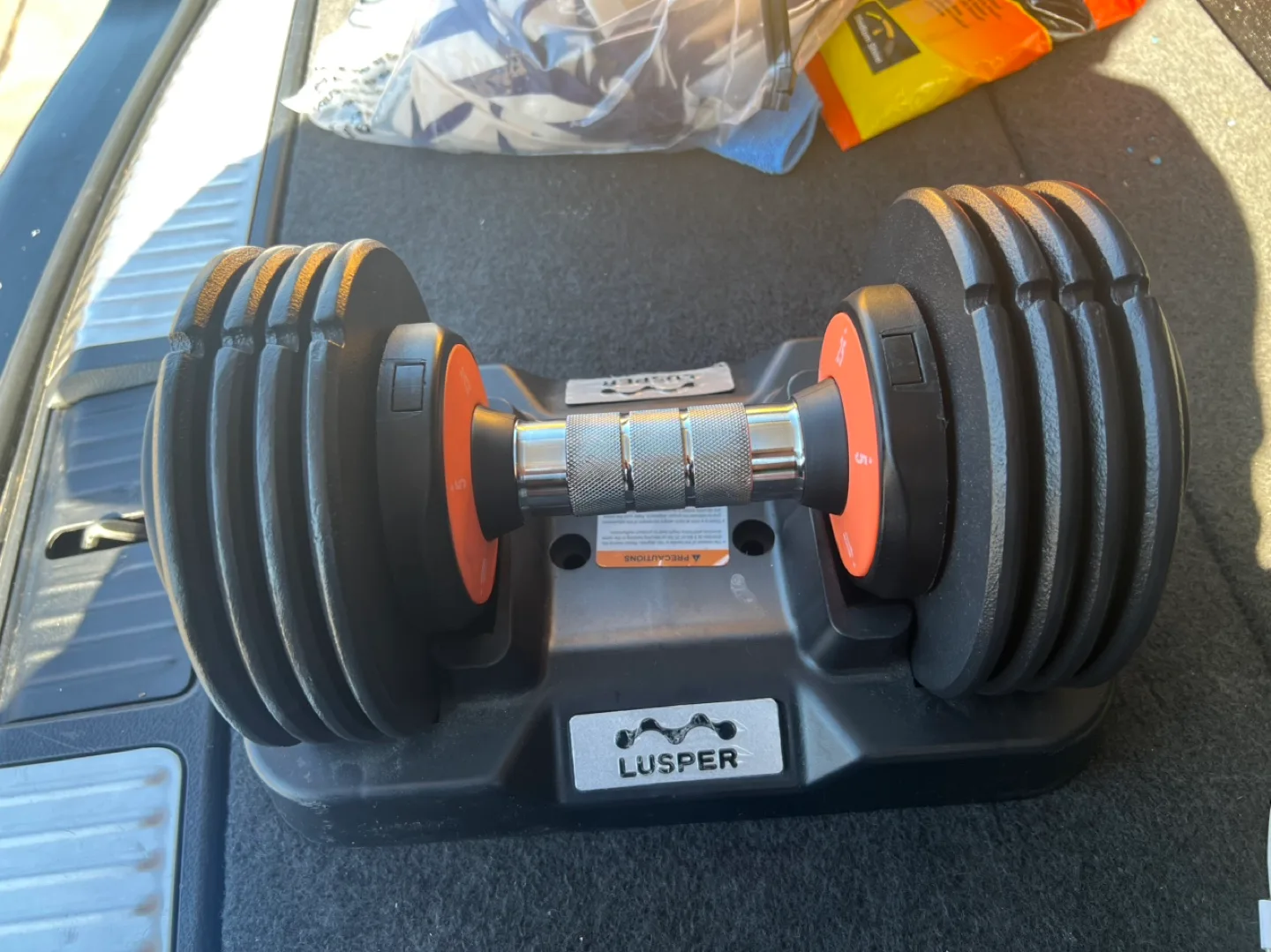 Lusper Adjustable Dumbbells thumbnail