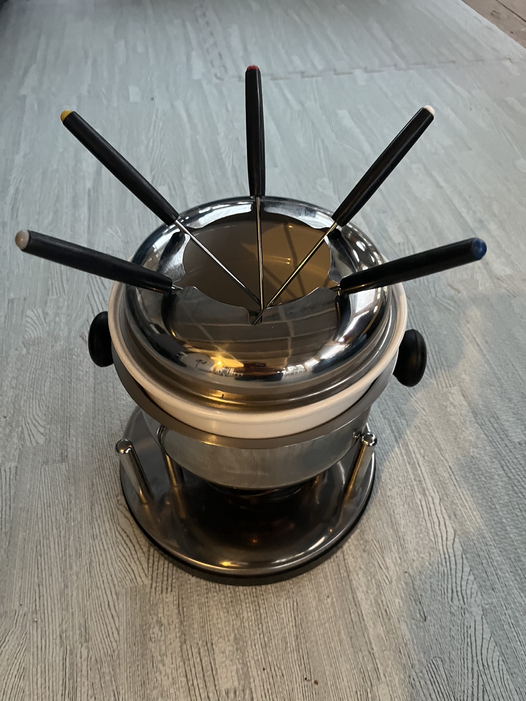 Authentic Alpina Switzerland Fondue Set - photo 2