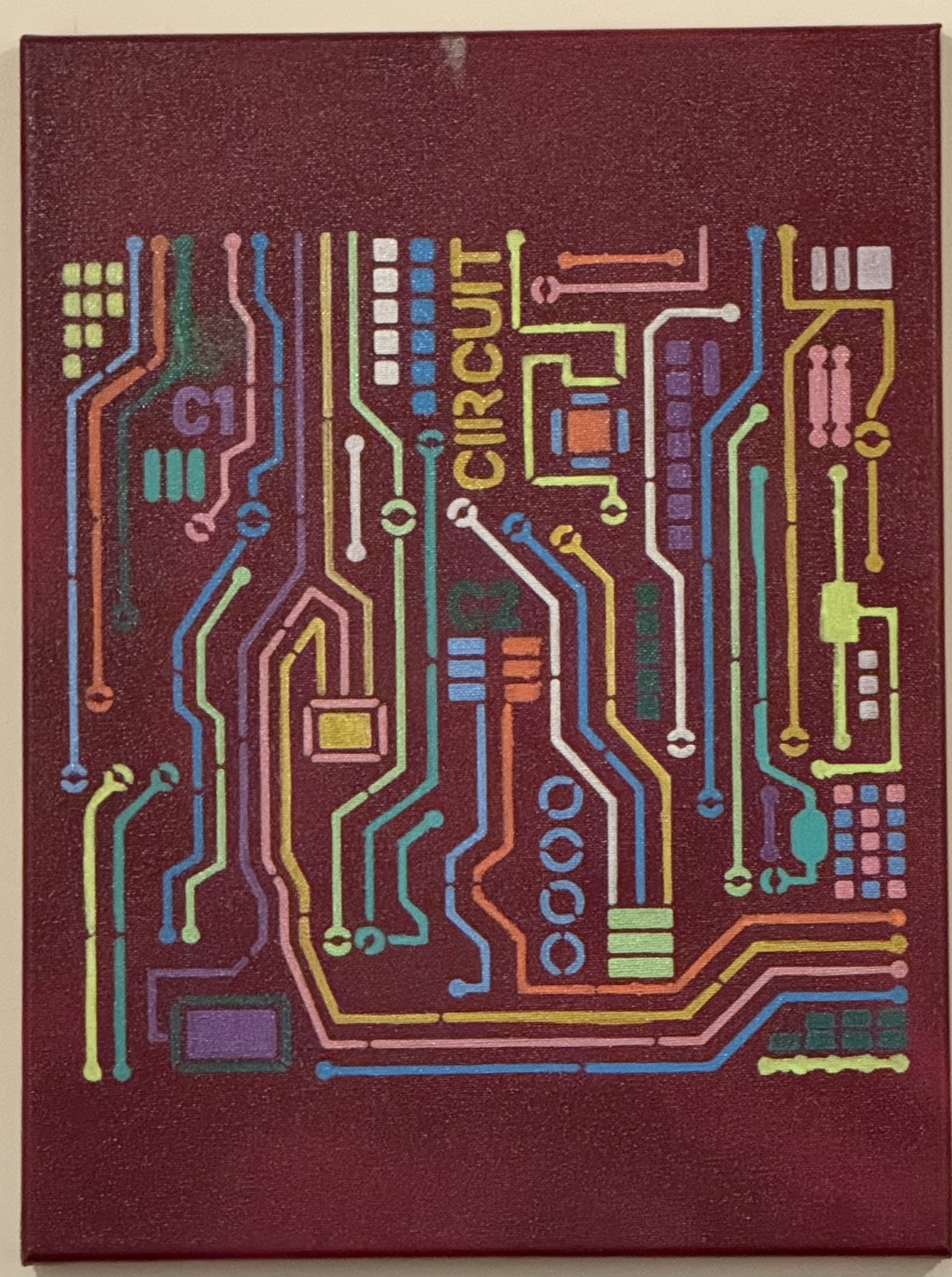 Circuit Board Painting