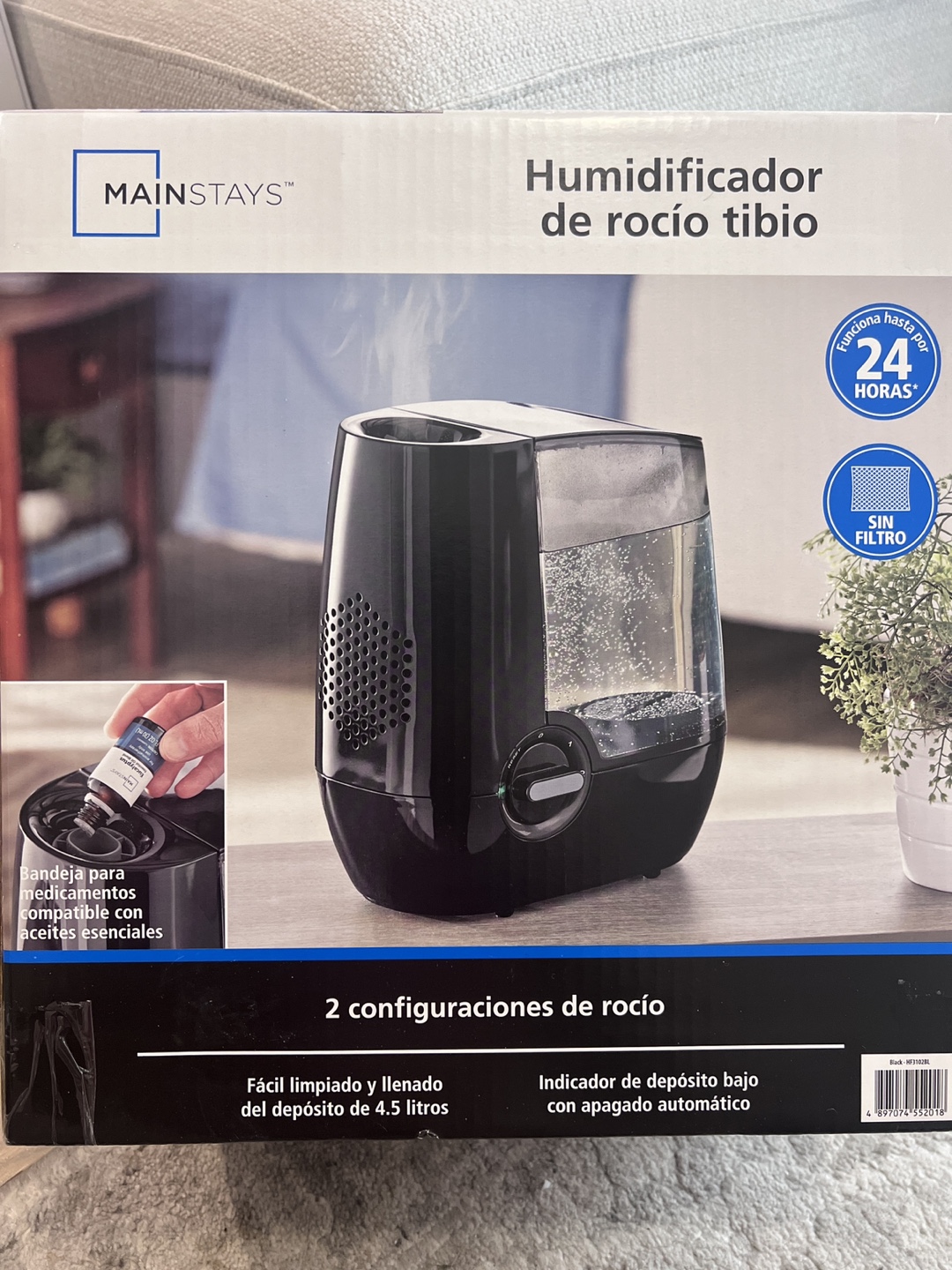 Mainstays Warm Mist Humidifier
