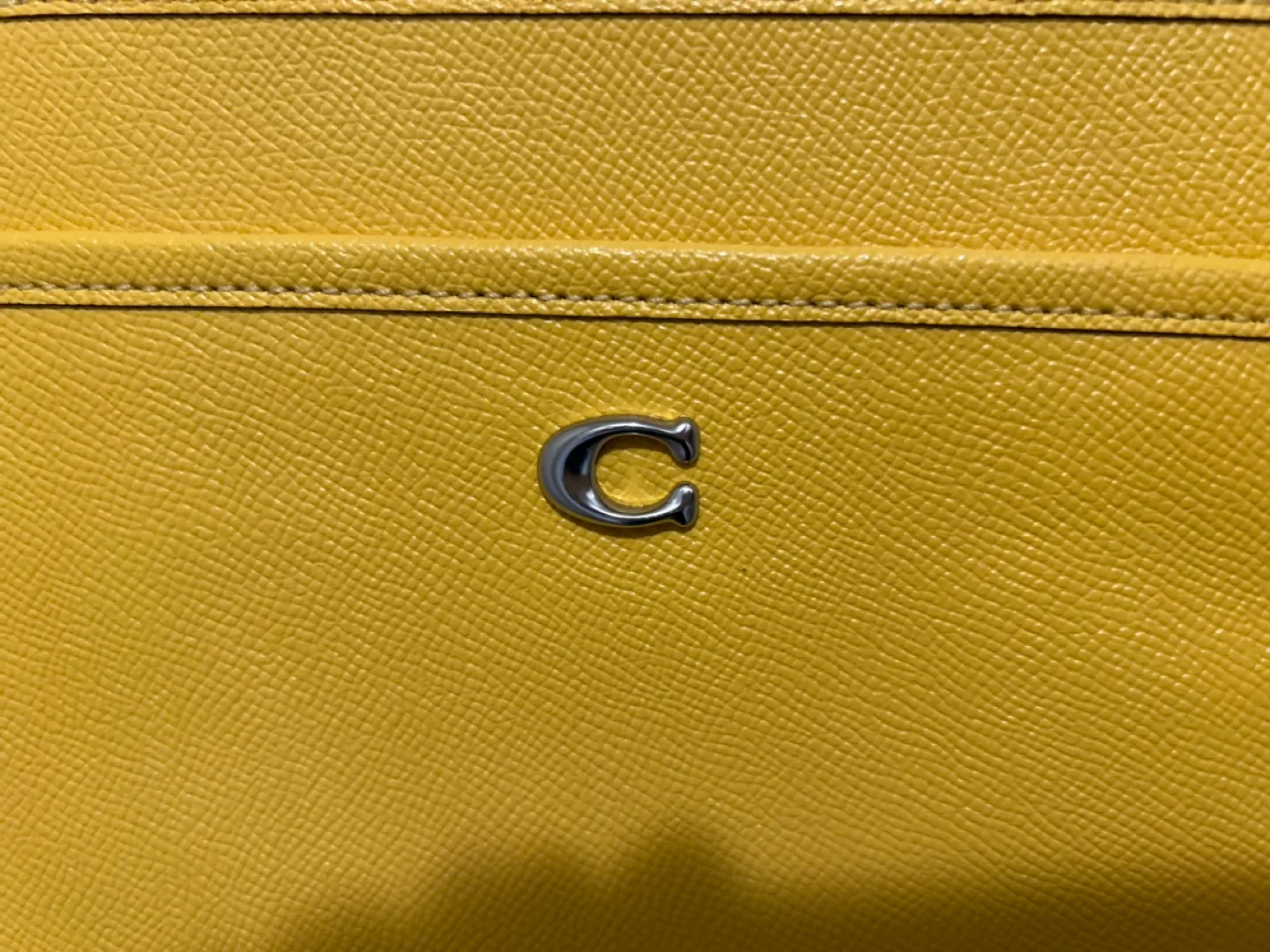 Yellow Coach Kitt Messenger crossbody bag image indicator(2)