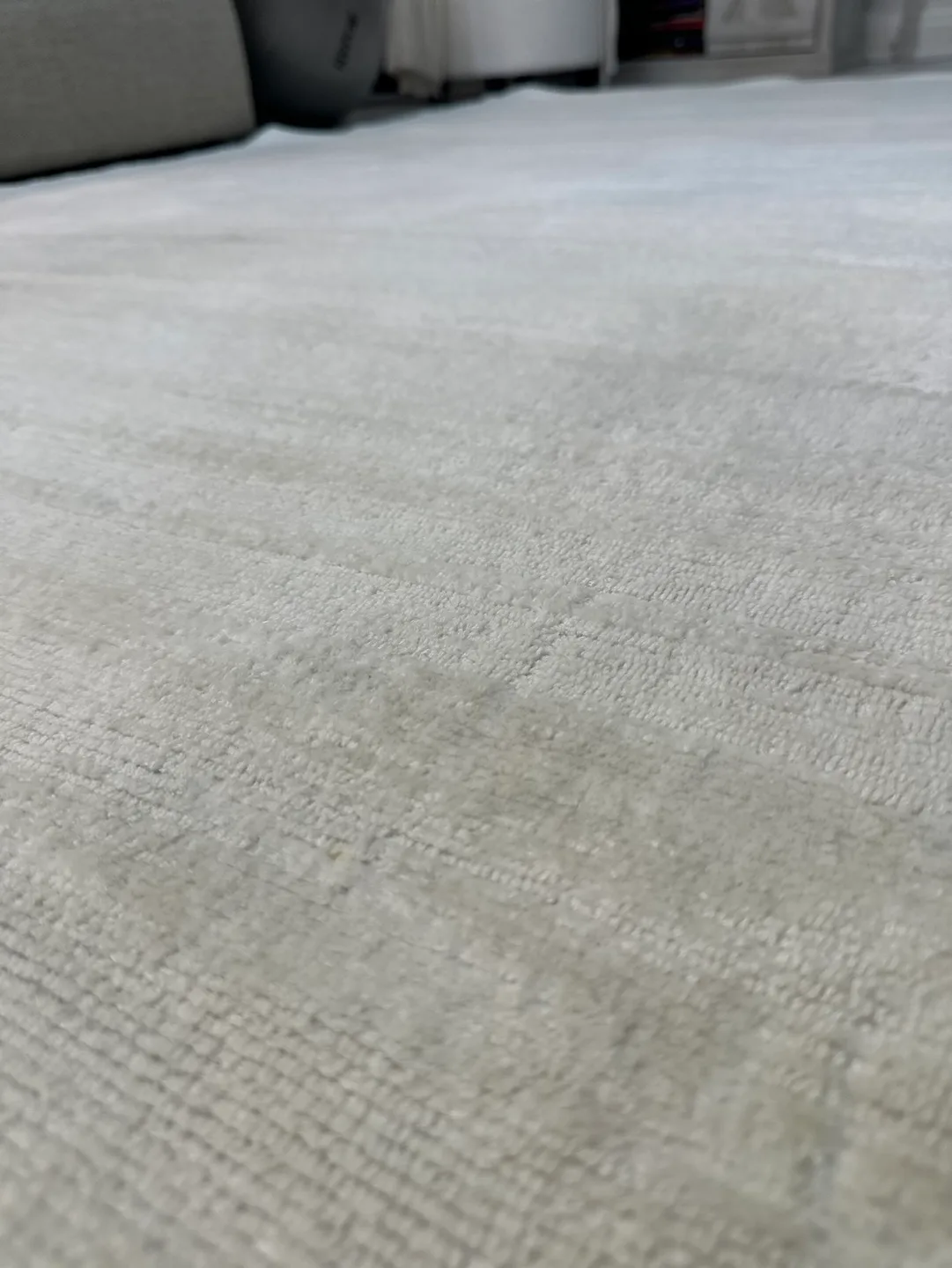 Laval Solid Tip-Sheared Silver Area Rug 6'x9' image indicator(2)