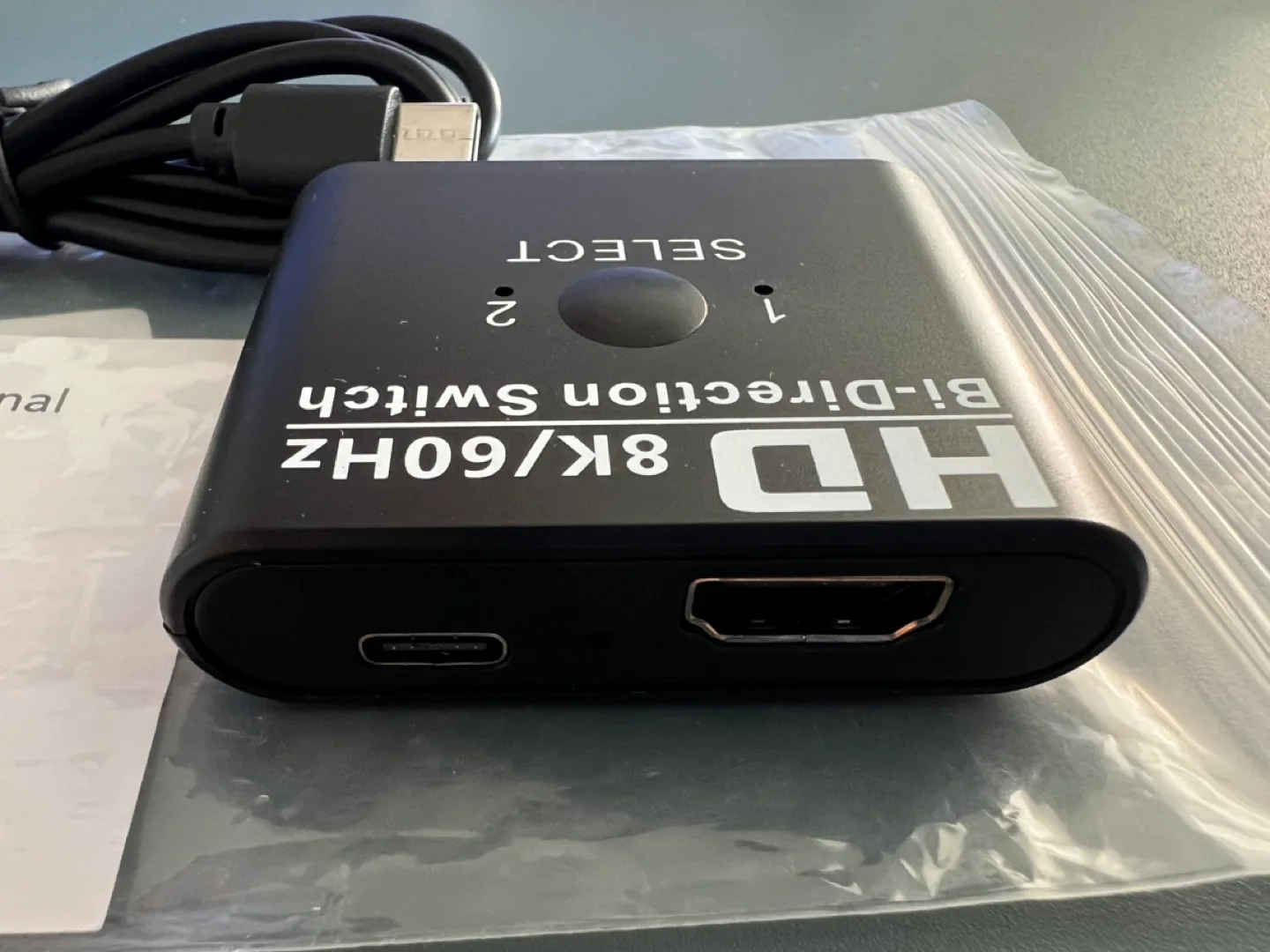 HD 8K HDMI Bi-Direction Switch (2 ports) image indicator(3)
