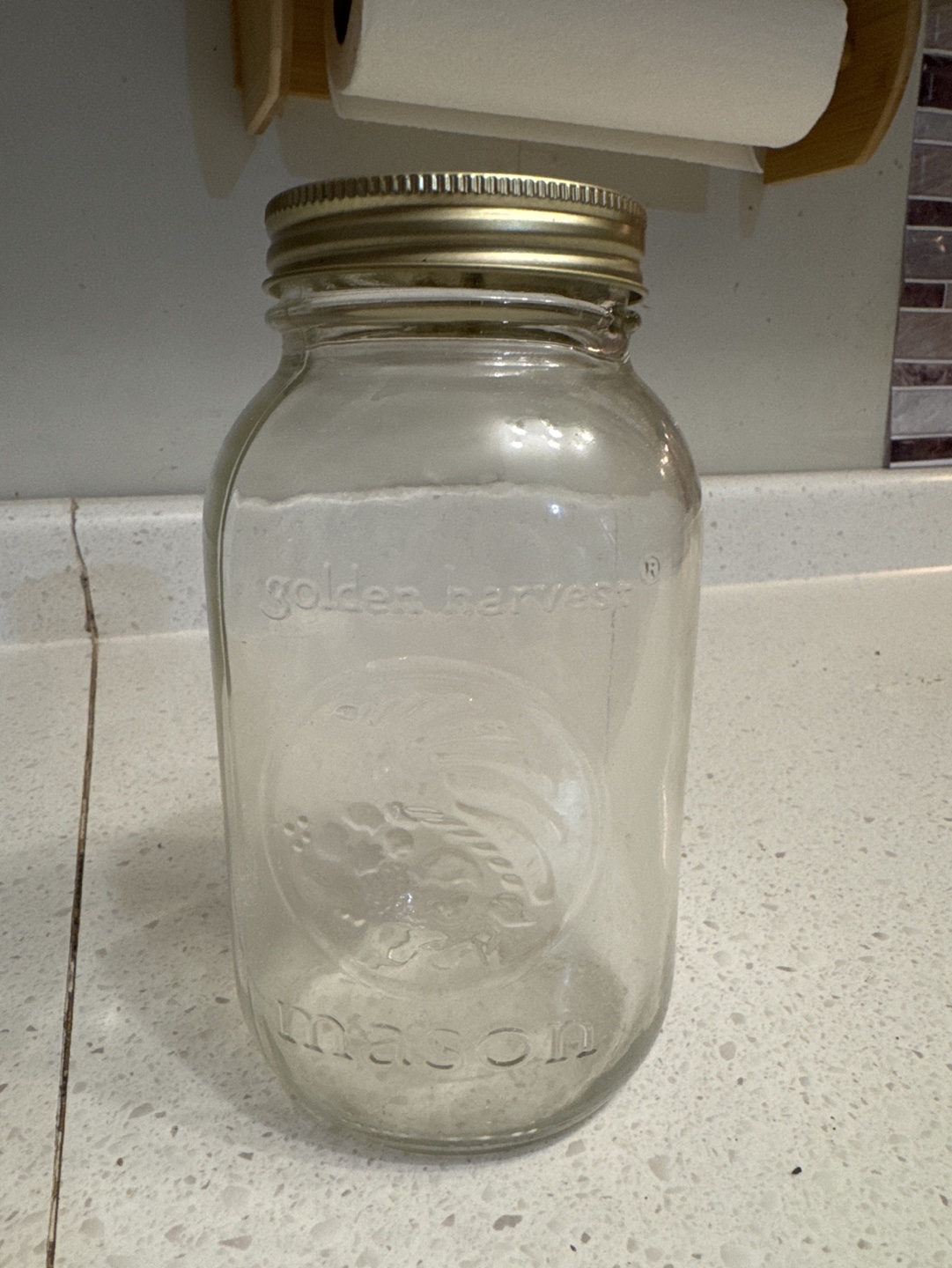 Golden Harvest Mason Jar with lid - photo 2